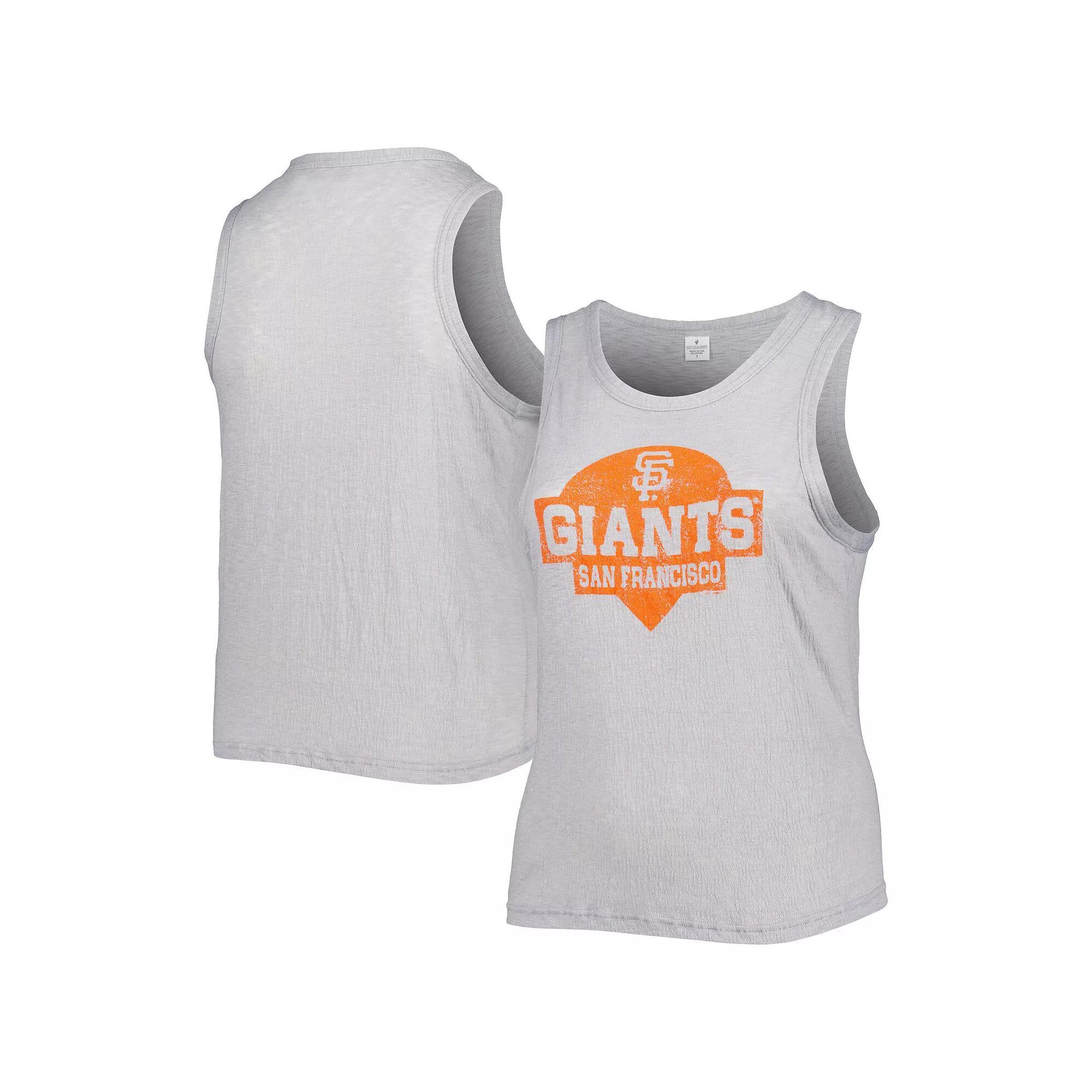 Women's Soft as a Grape Gray San Francisco Giants Plus  Product Image