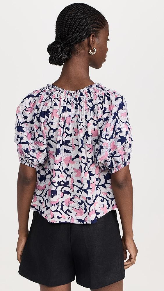 Apiece Apart Caminitas Puff Sleeve Top | Shopbop Product Image