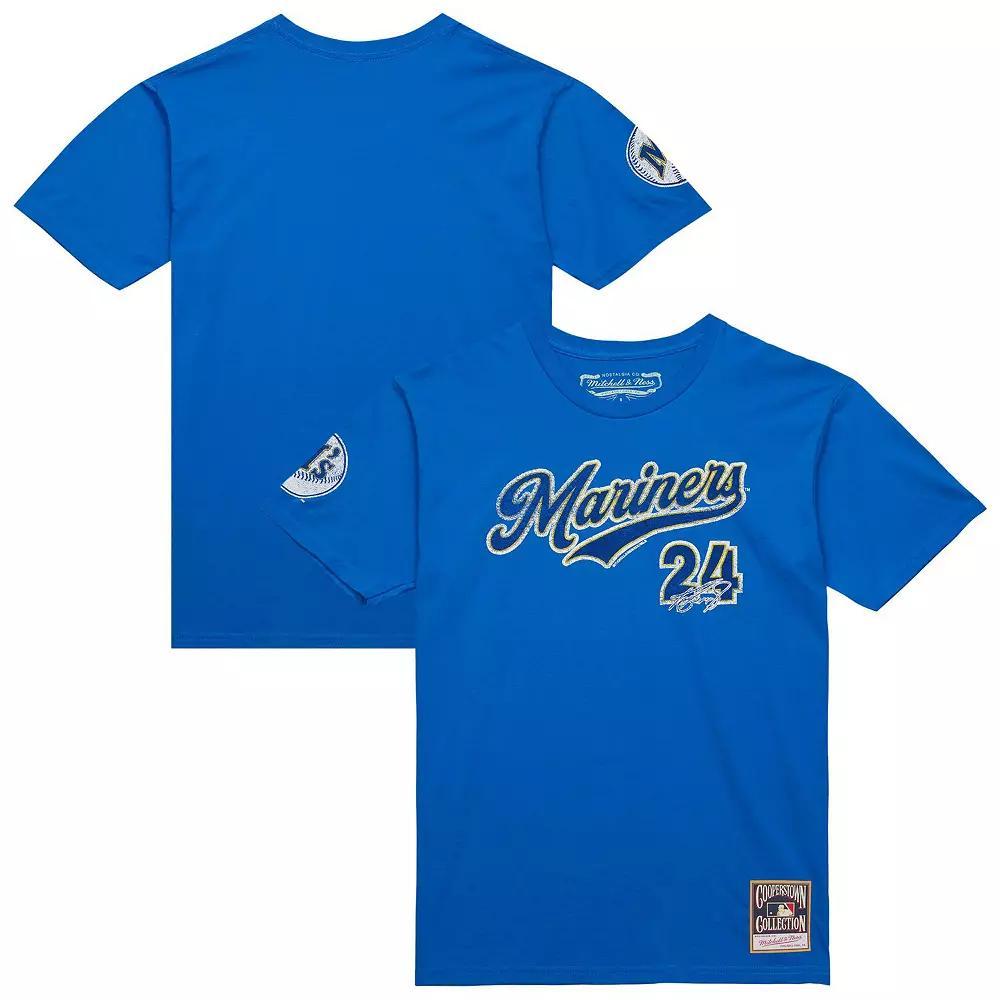 Men's Mitchell & Ness Ken Griffey Jr. Royal Seattle Mariners Cooperstown Collection Player T-Shirt,  Product Image