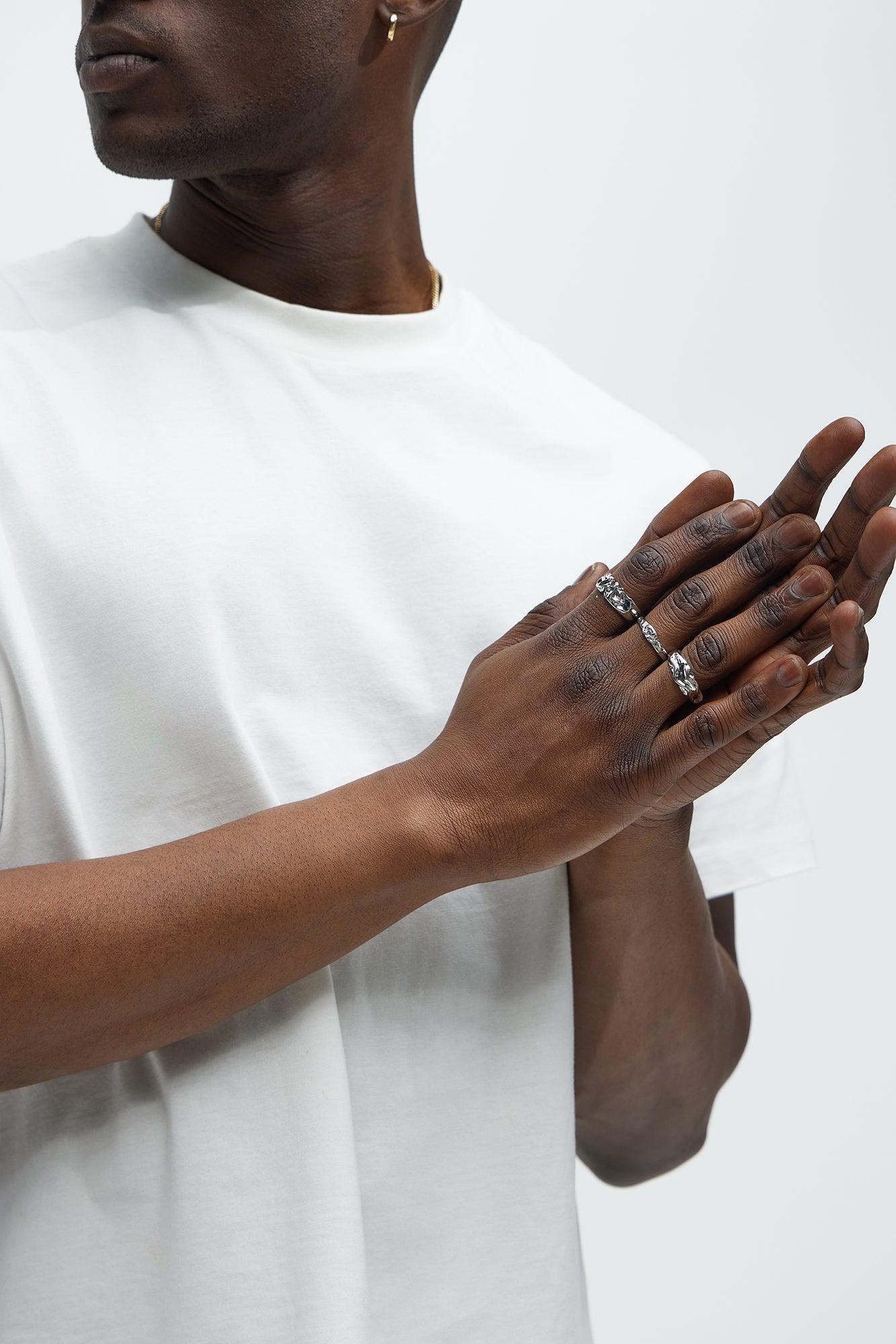 Dunbar Ring Set - Silver Product Image