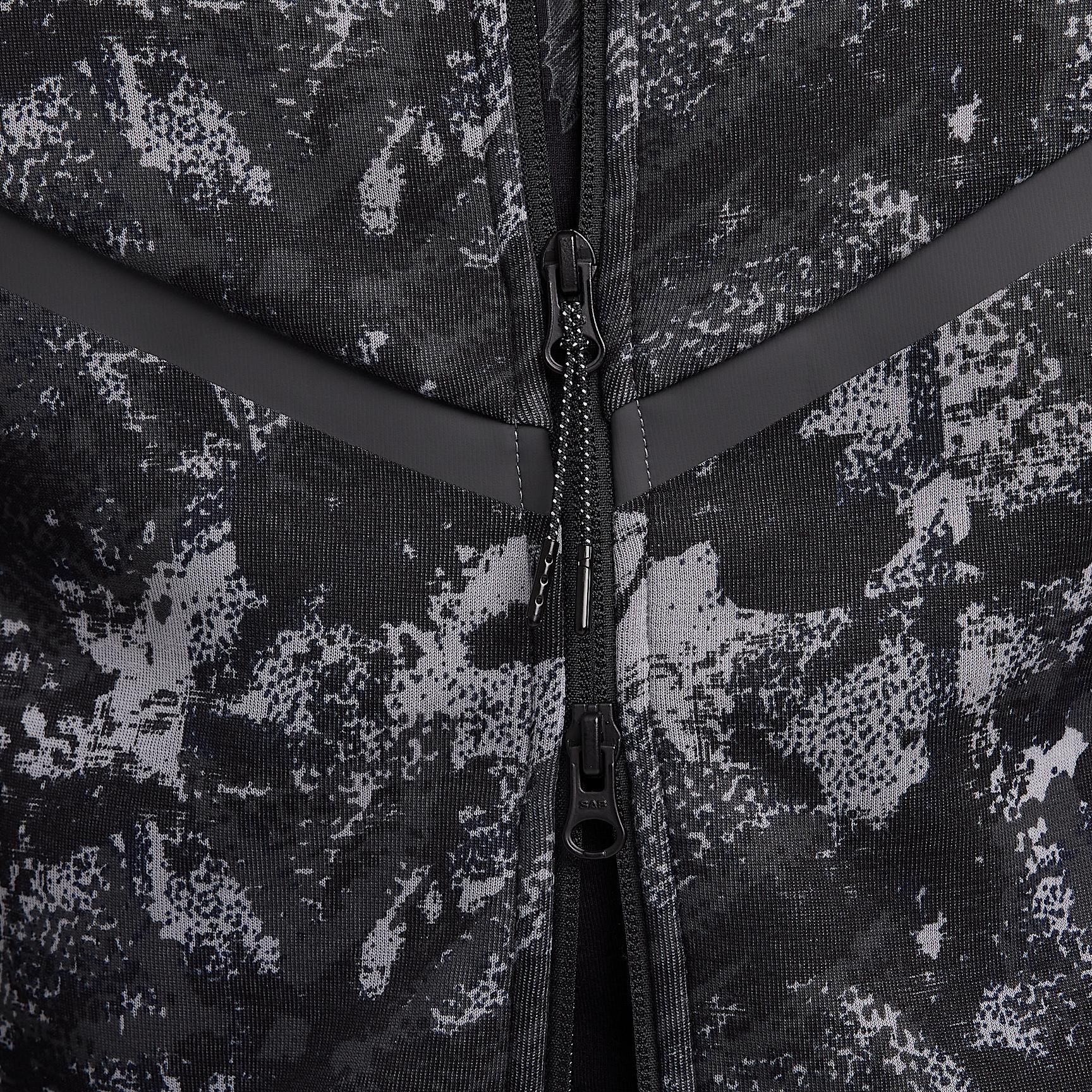 Nike Mens Tech Windrunner Fleece Full-Zip Hoodie | HV5055-060 Product Image