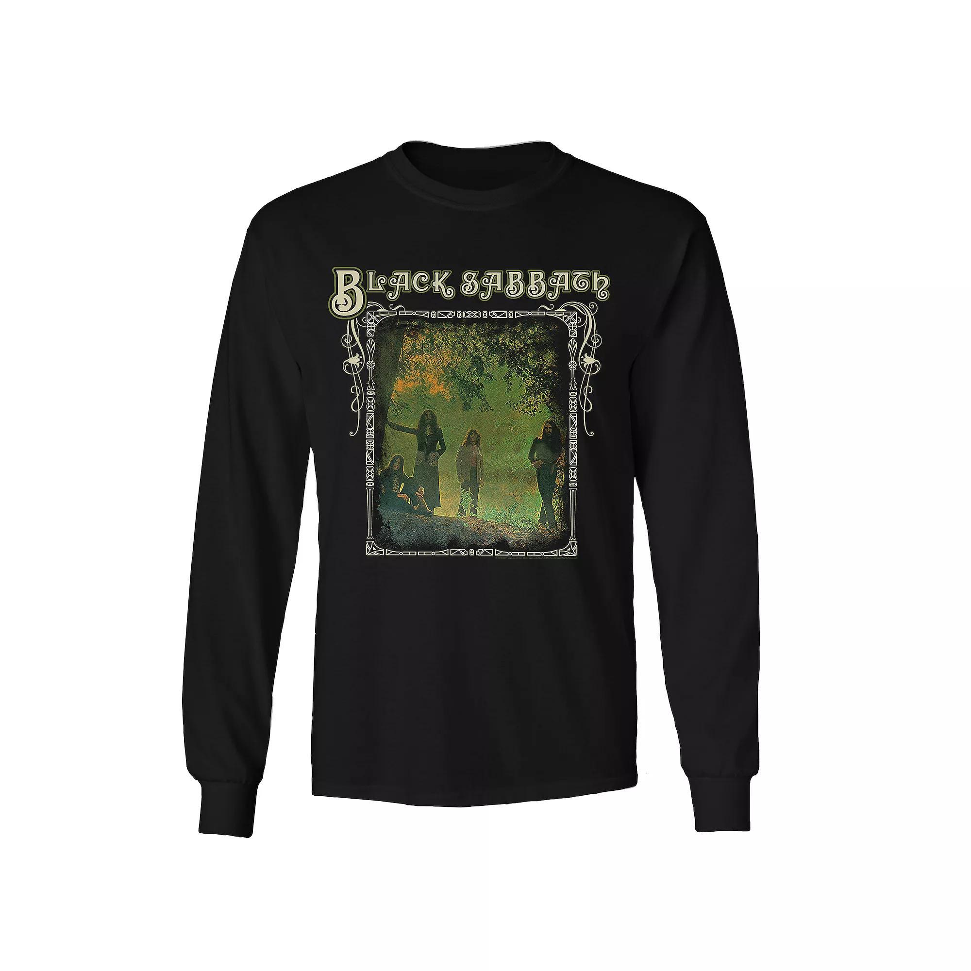 Men's Black Sabbath Photo Framed Long Sleeve, Size: Medium Product Image