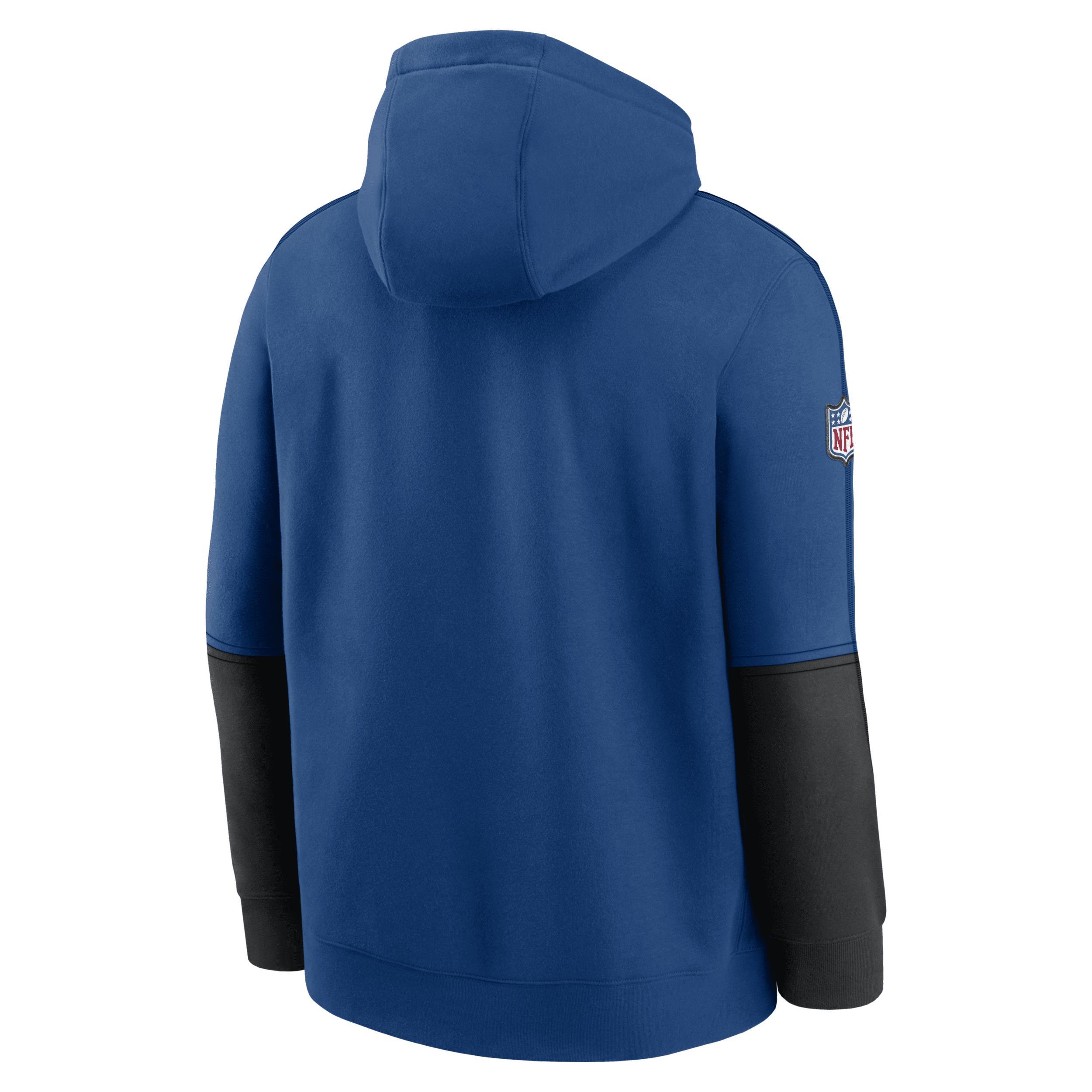 Indianapolis Colts Logo Team Issue Club Nike Men's NFL Pullover Hoodie Product Image