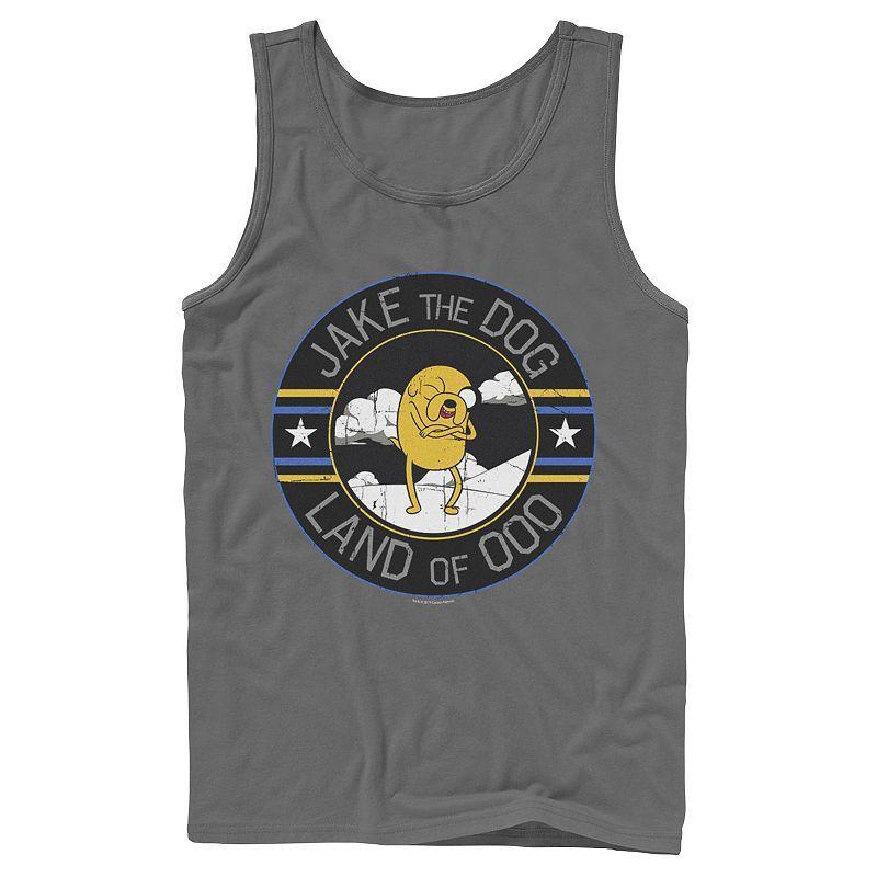 Men's Cartoon Network Adventure Time Jake The Dog Land Of Ooo Tank Top,  Product Image