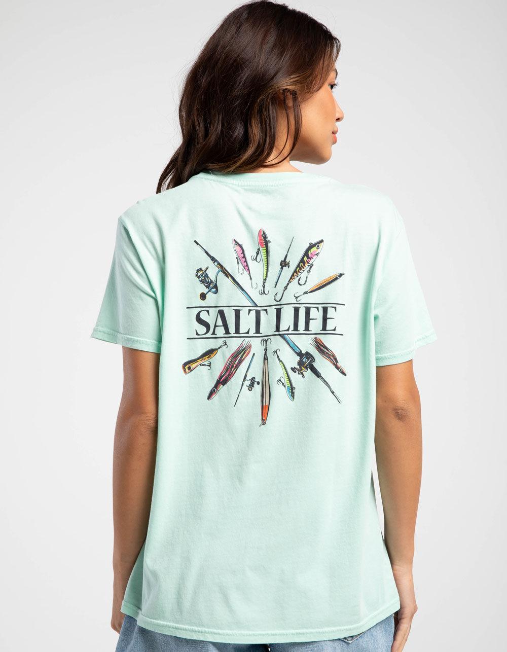 SALT LIFE Lure Me Womens Oversized Tee Product Image