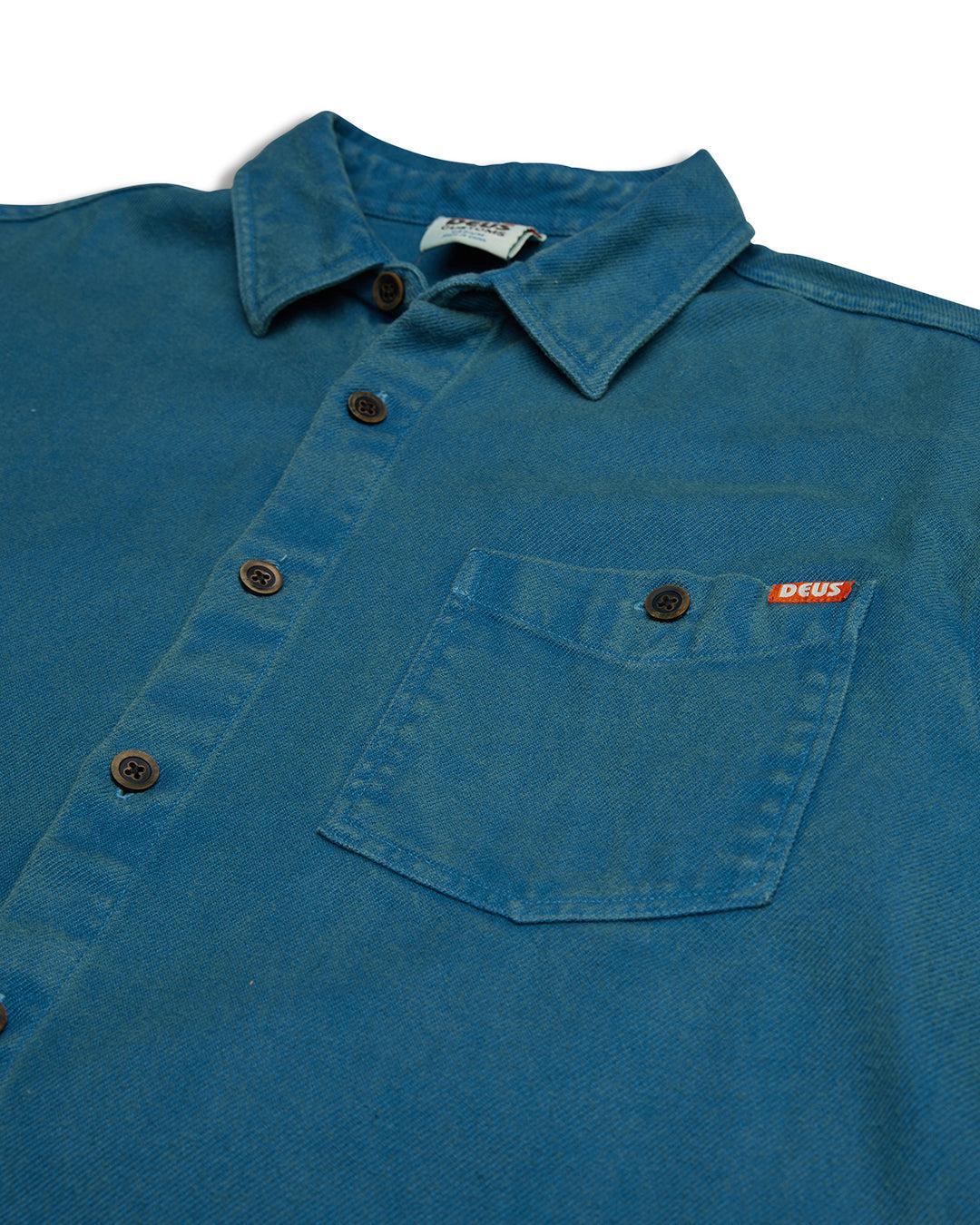 Keon Flannel Shirt - Moroccan Blue Product Image
