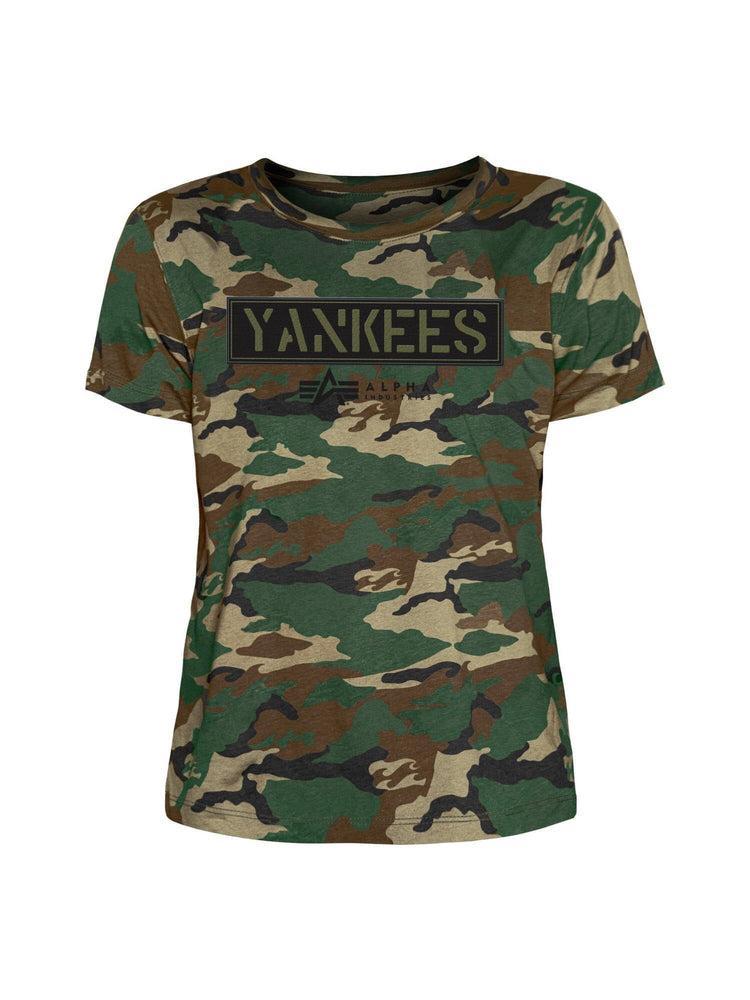 WOMEN'S NEW YORK YANKEES X ALPHA X NEW ERA CAMO T-SHIRT - CAMO / 2XL Product Image