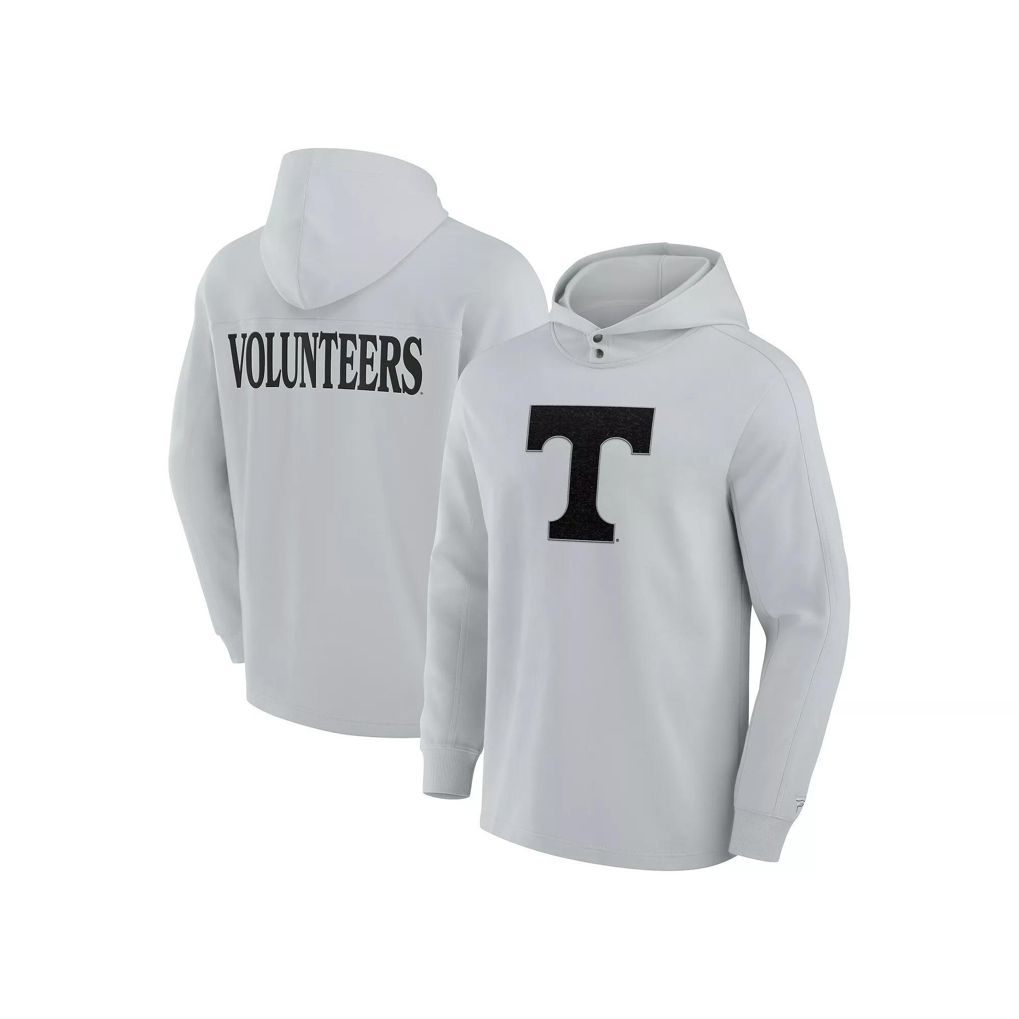 Men's Fanatics Gray Tennessee Volunteers Blaze Tri-Blend Pullover Hoodie,  Product Image