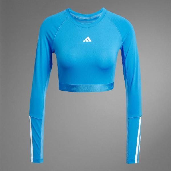 Hyperglam Training Cropped Long Sleeve Tee Product Image