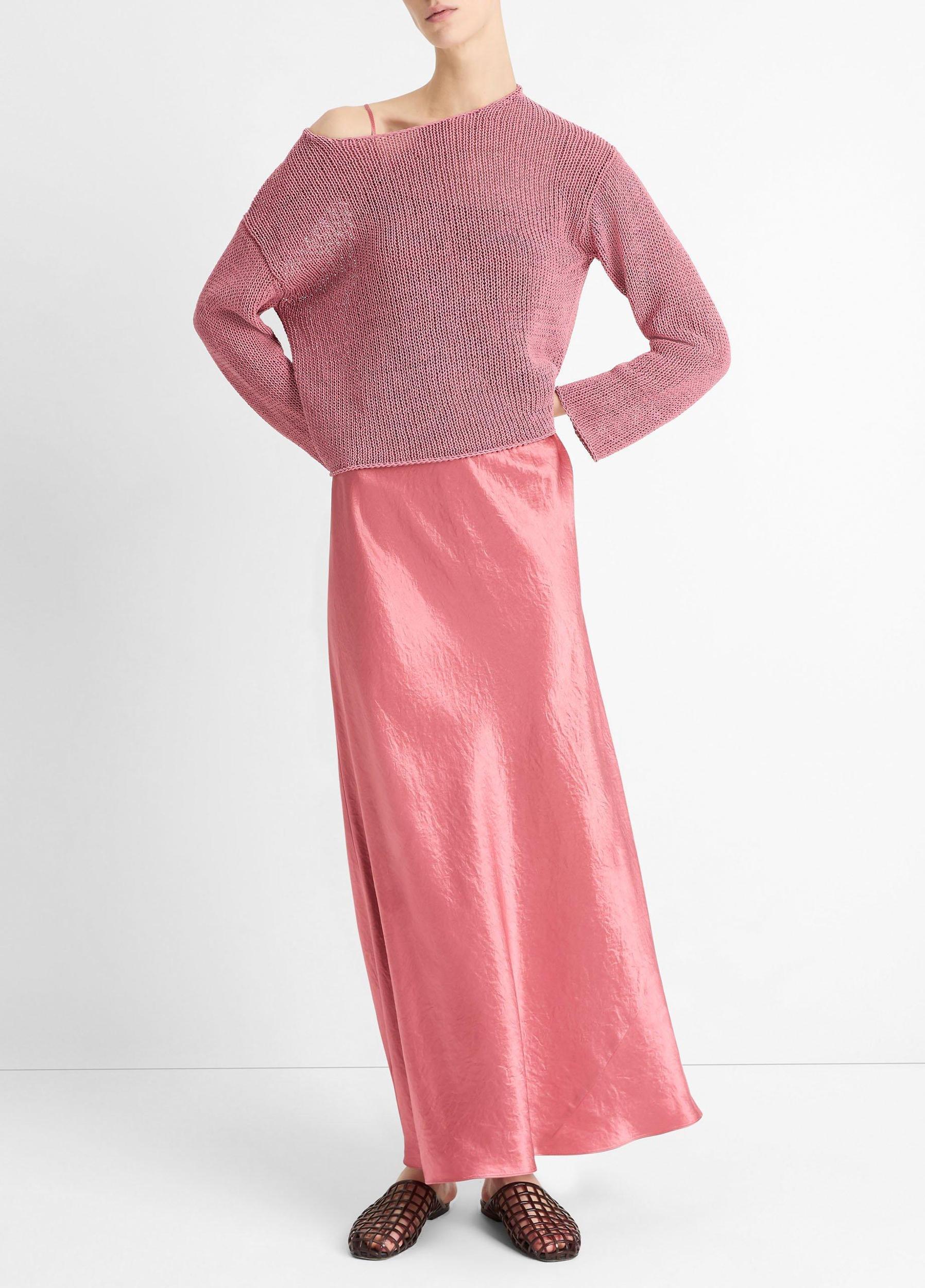 Italian Coated Cotton-Blend Sweater Product Image