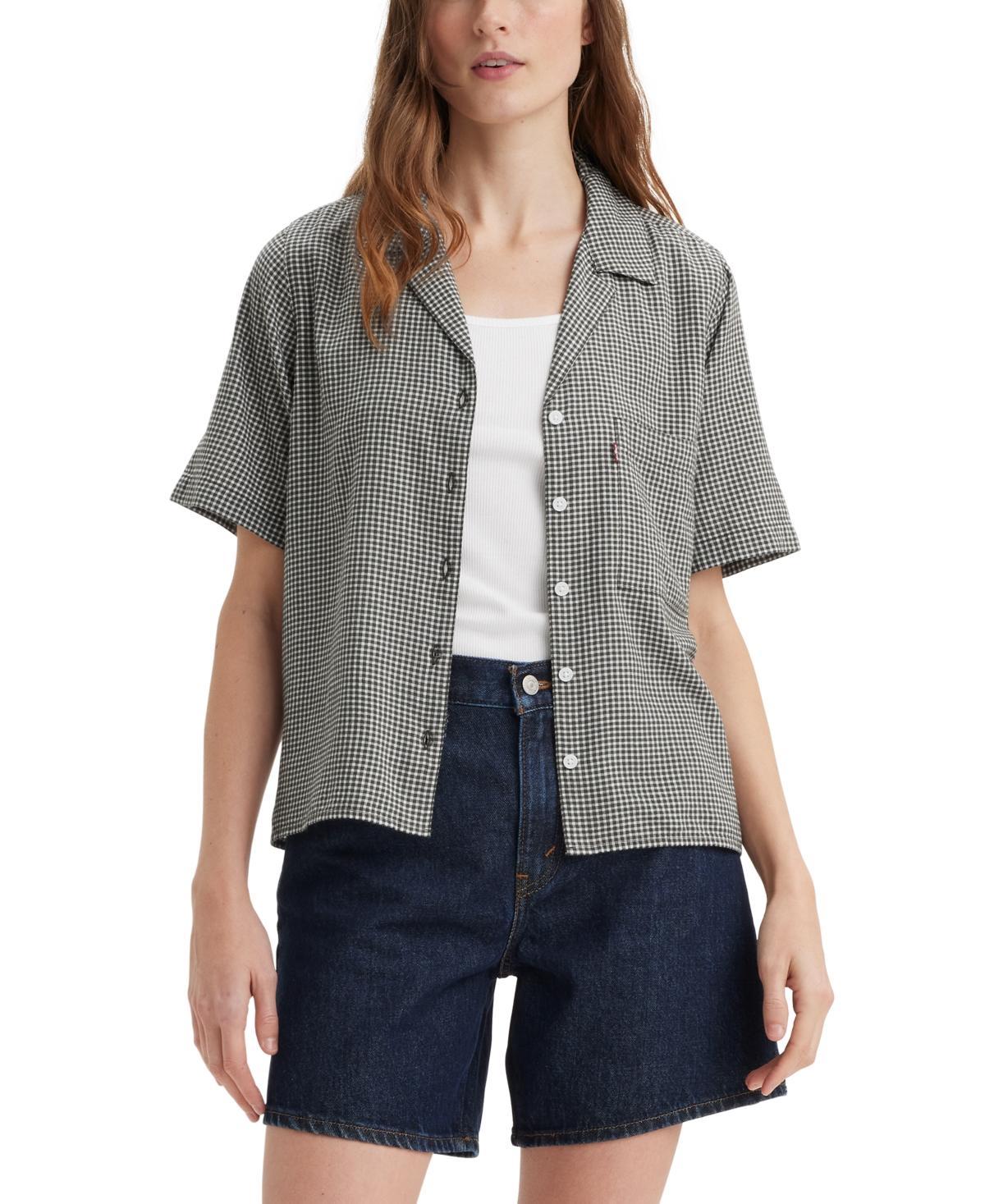 Womens Levis Joyce Resort Short Sleeve Button Front Shirt Product Image