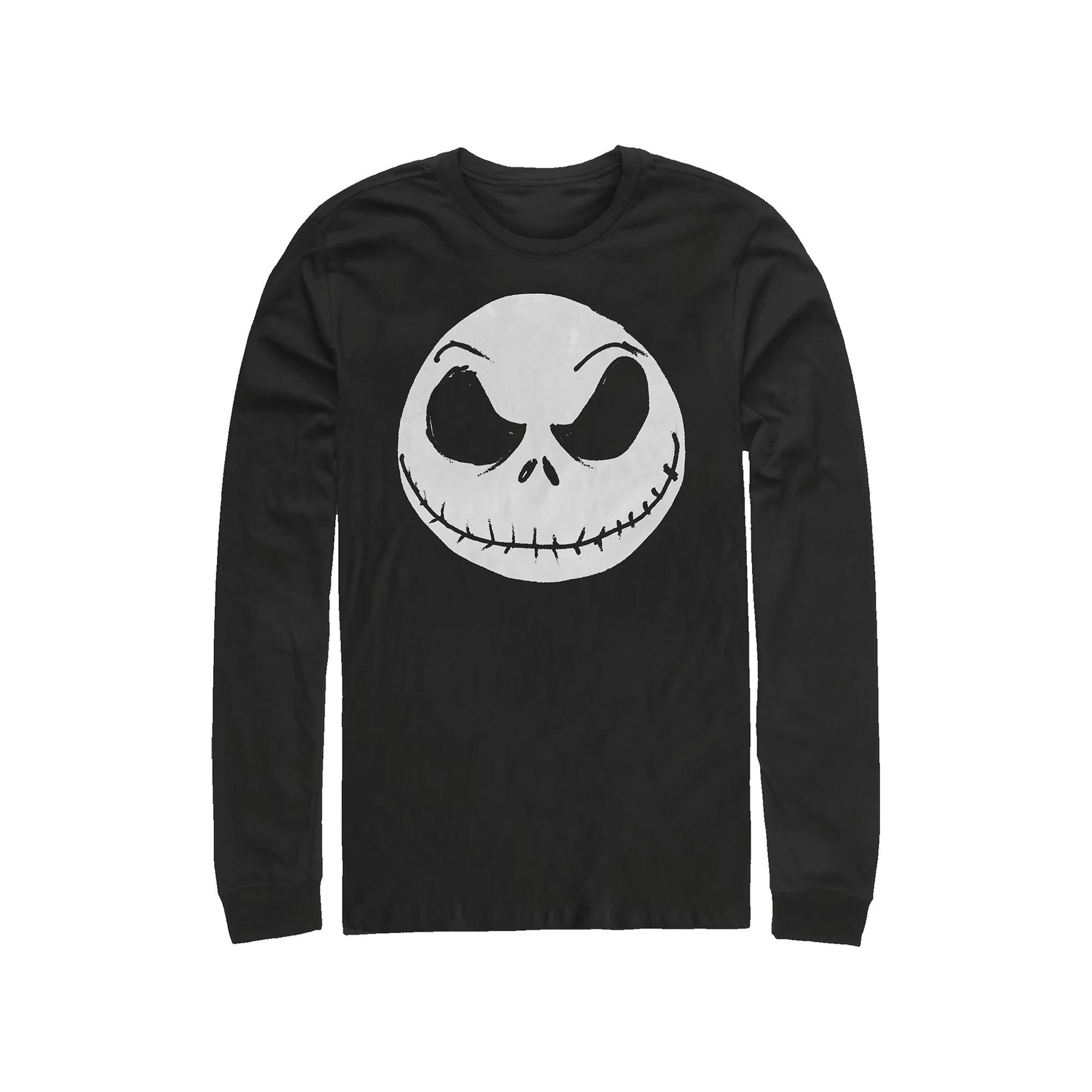 Disney's The Nightmare Before Christmas Big Face Jack Graphic Men's Graphic Tee,  Product Image