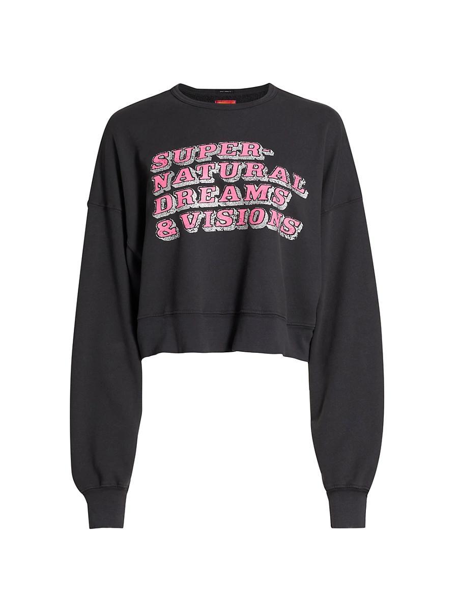 Womens The Winger Cropped Sweatshirt Product Image