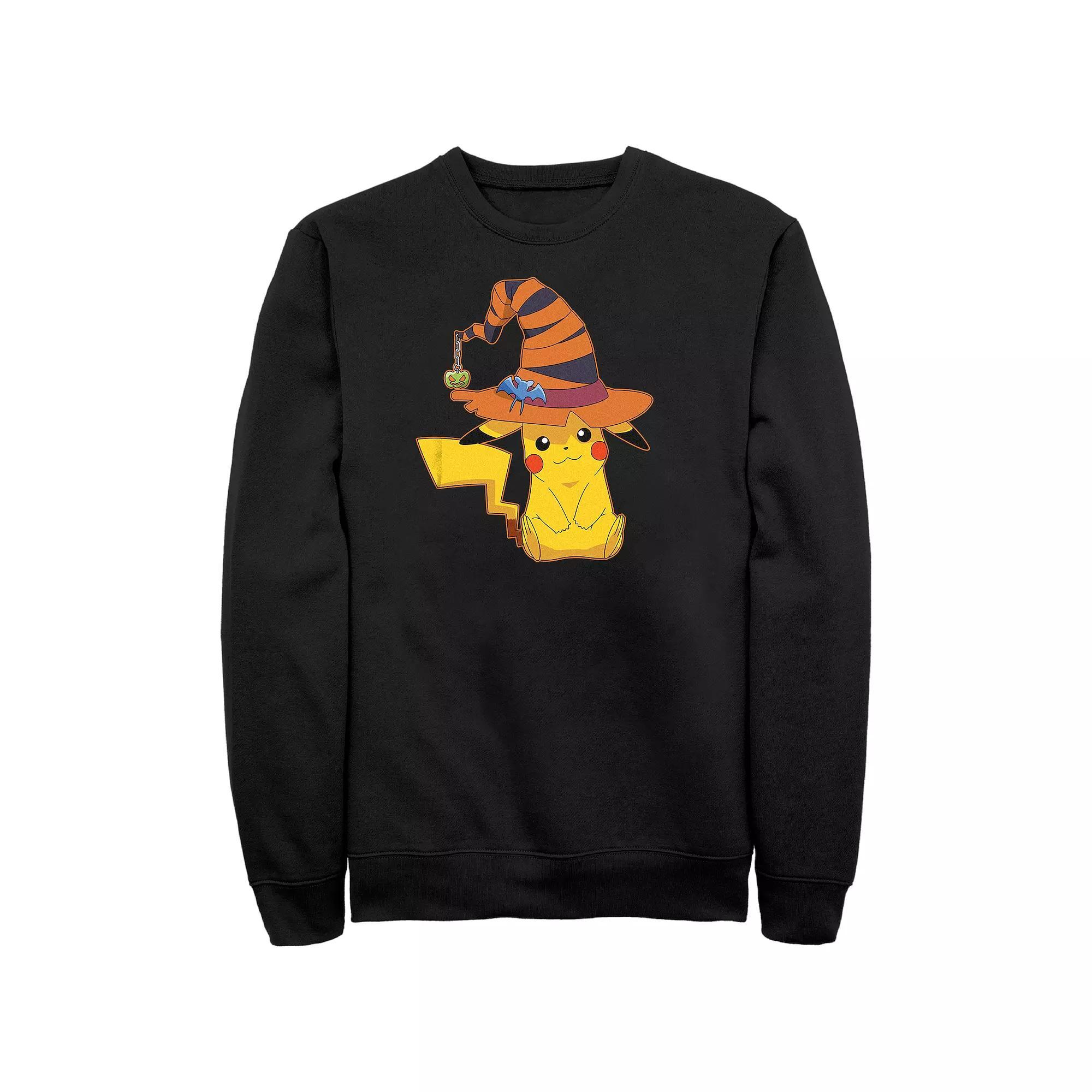 Mens Pokmon Pikachu Witch Costume Hat Sweatshirt Product Image