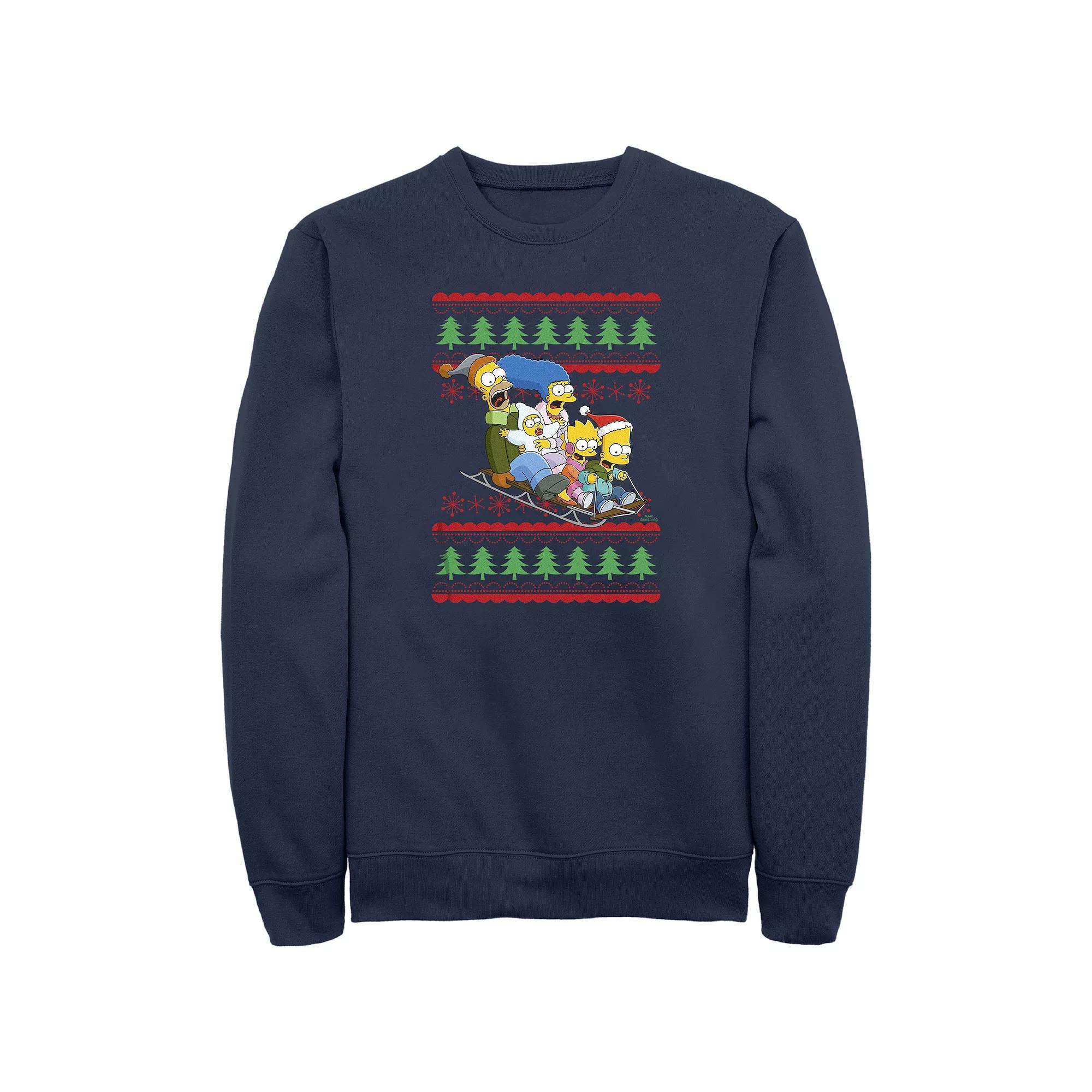 Men's Guardians Of The Galaxy Holiday Special Ugly Sweater Design Graphic Fleece,  Product Image