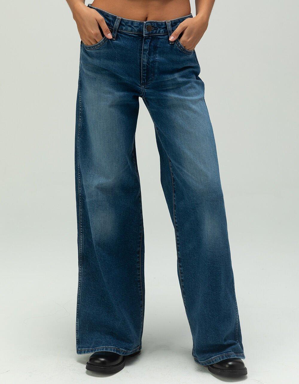 WRANGLER Worldwide Mid Rise Wide Leg Womens Jeans Product Image