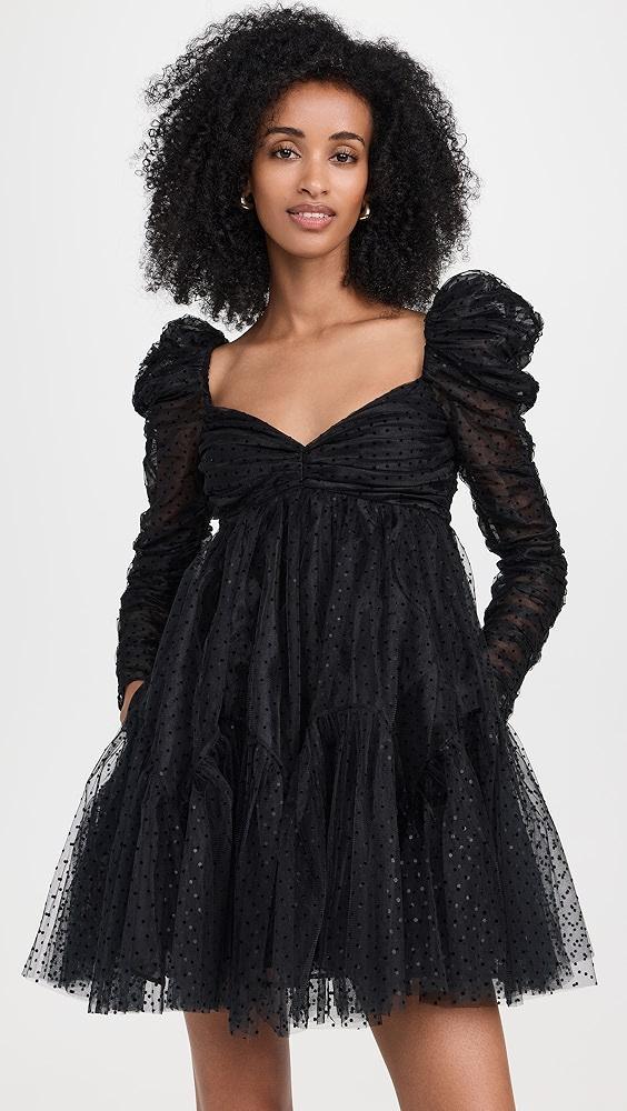 Zimmermann Tulle Ruched Mini Dress | Shopbop Product Image