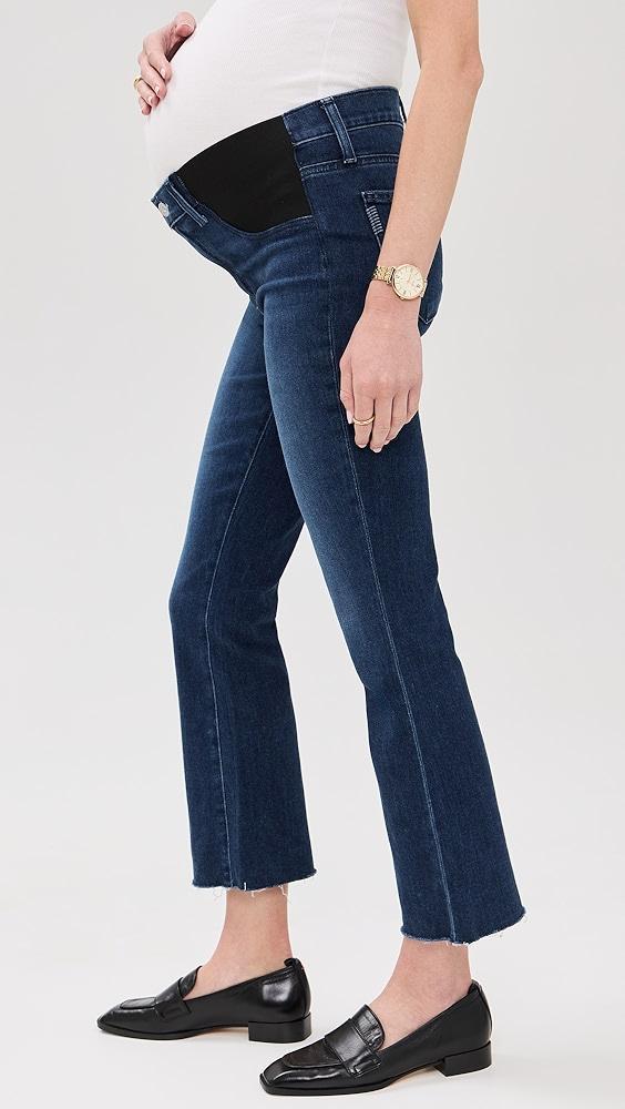 PAIGE Claudine Maternity Jeans with Raw Hem | Shopbop Product Image