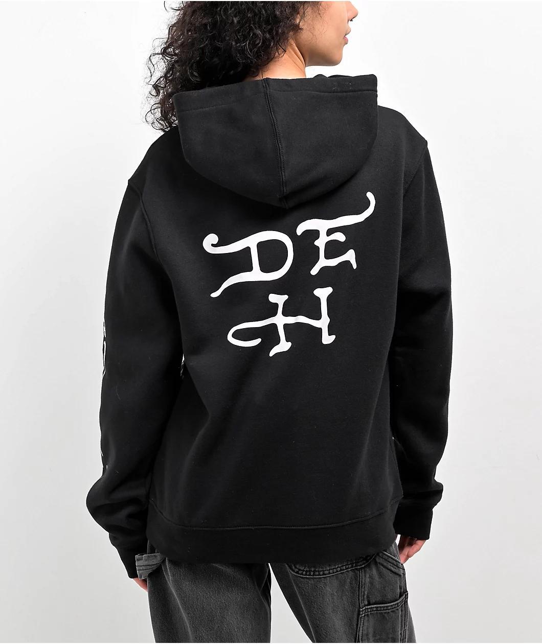 Ed Hardy Battle Skull Black Hoodie Product Image