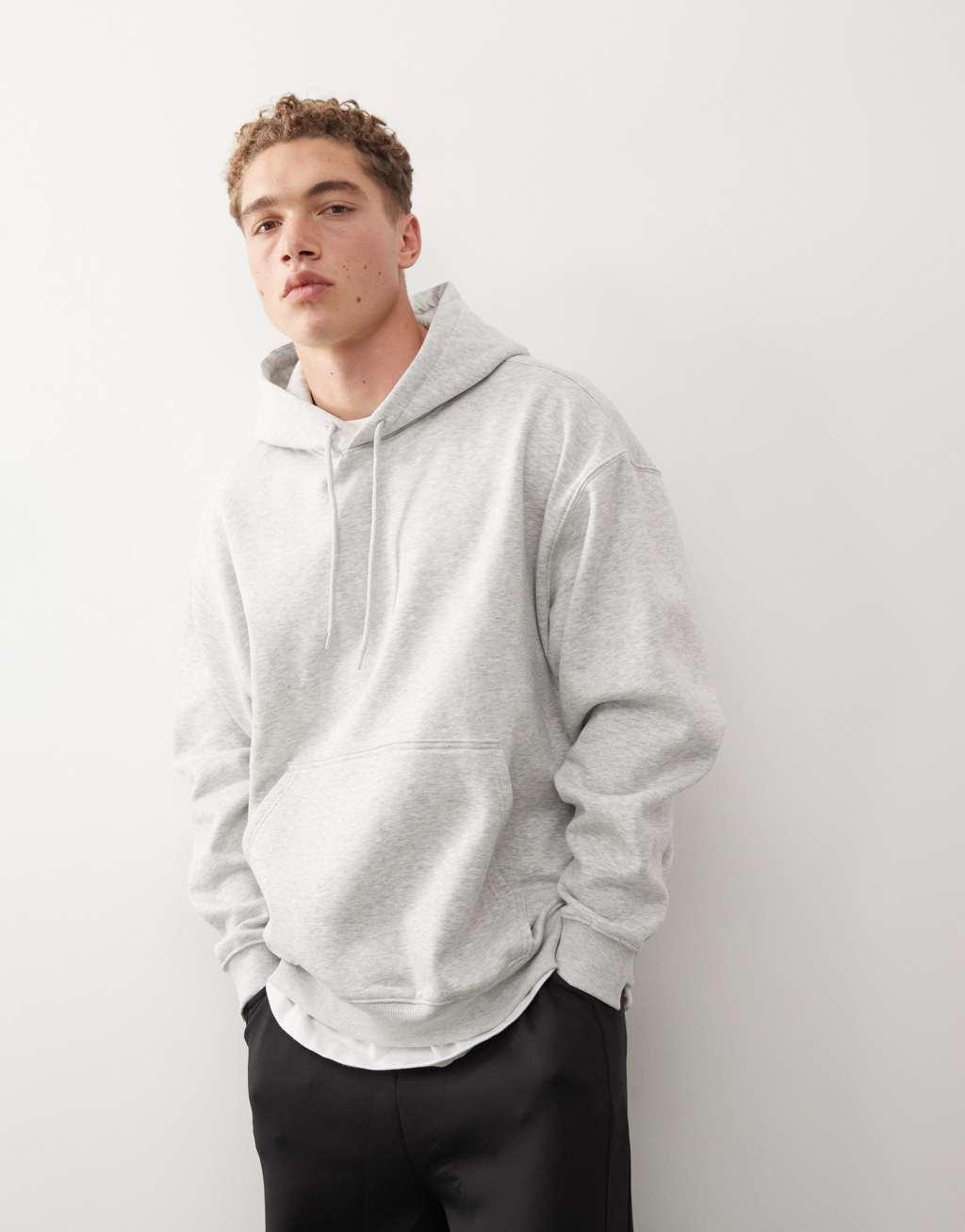 Weekday oversized hoodie melange Product Image