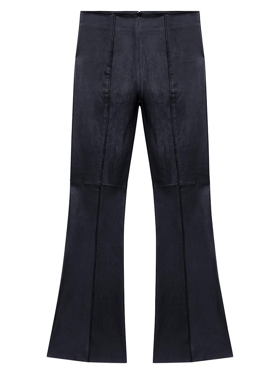 Womens Leather Trousers Product Image