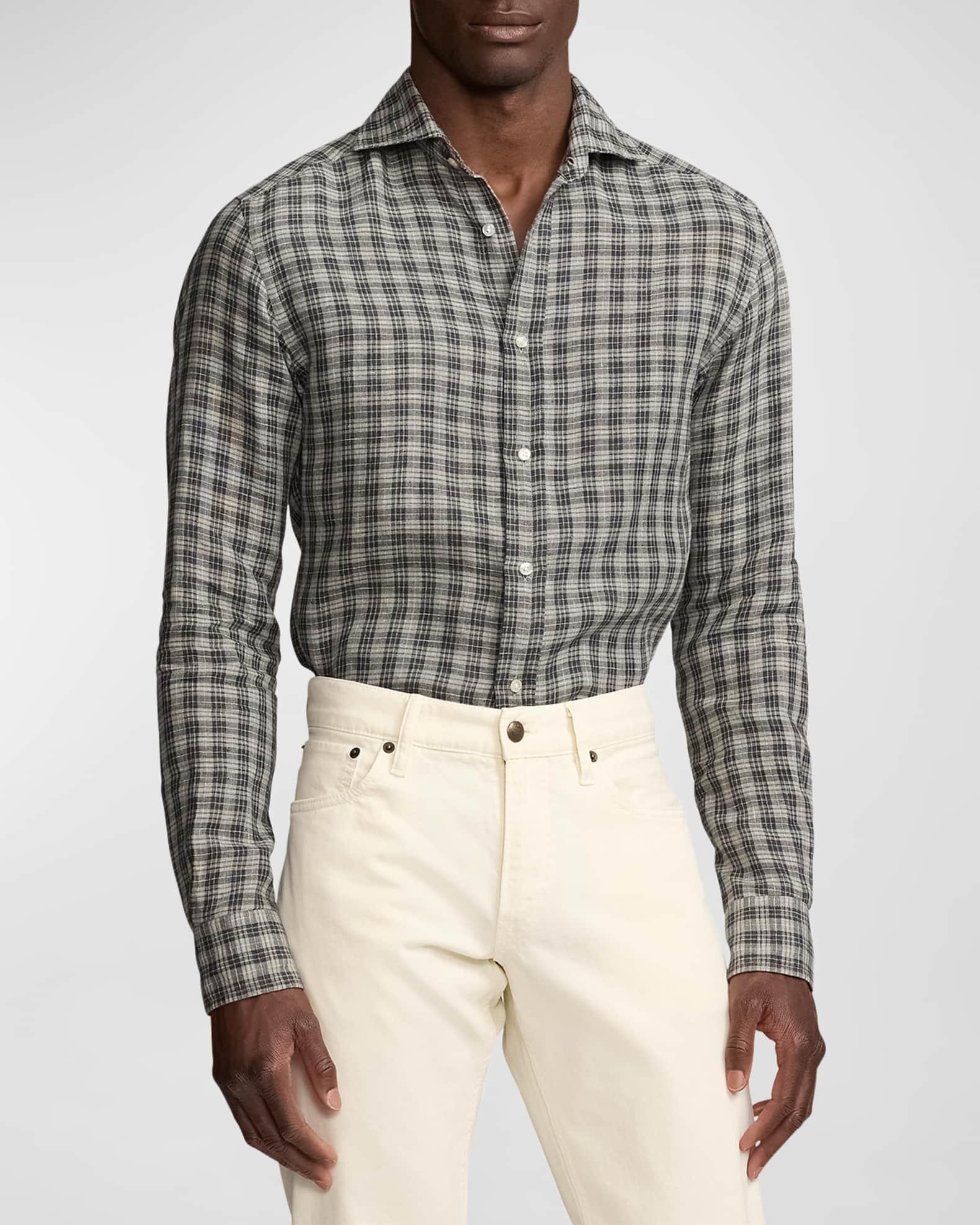 Mens Plaid Flannel Shirt Product Image