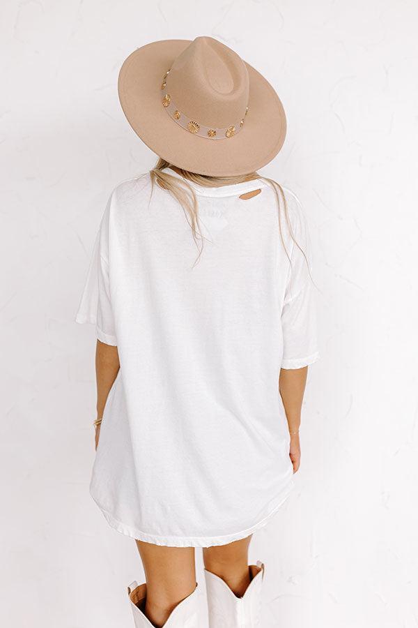 Wanted Cowboy Distressed Graphic Tee Product Image