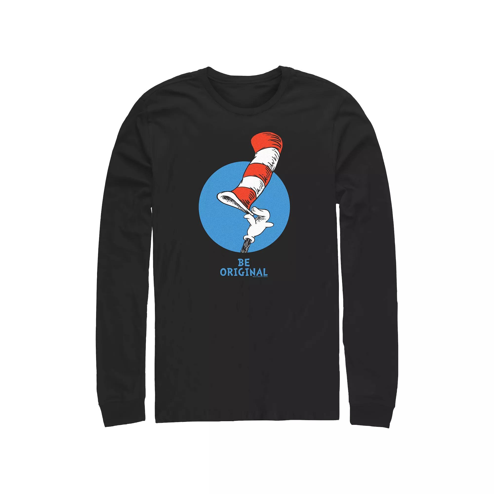Men's Dr. Seuss Be Original Long Sleeve Graphic Tee,  Product Image