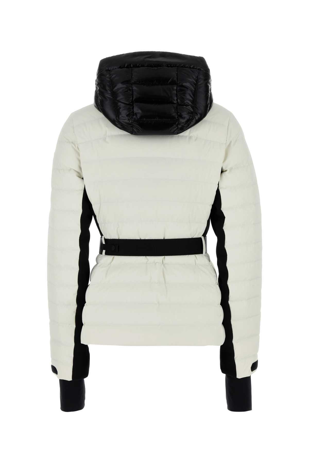 MONCLER Bruche Quilted Nylon Down Jacket In White Product Image