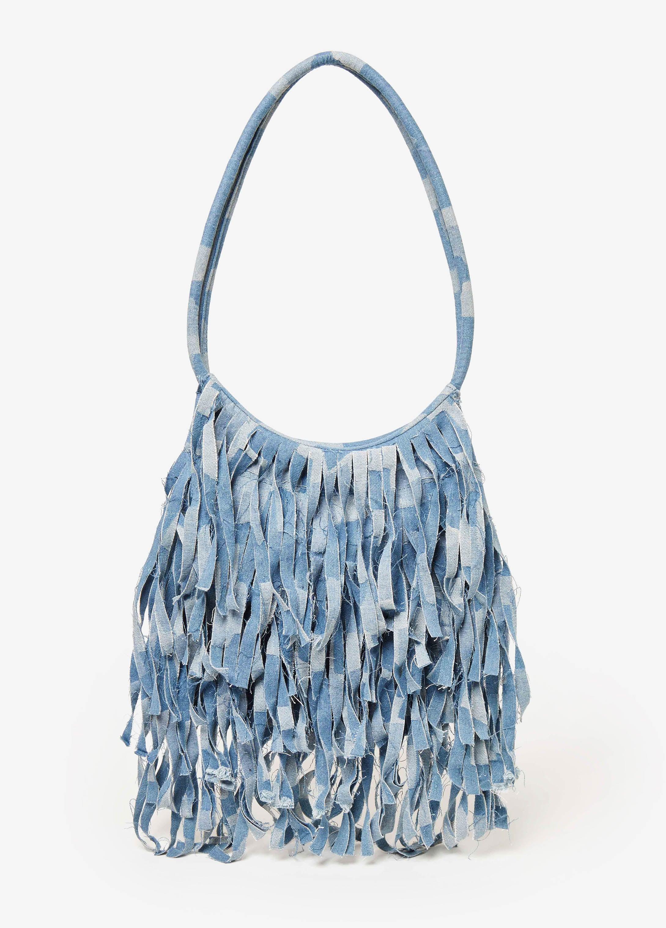 Fringed Patchwork Bag Product Image