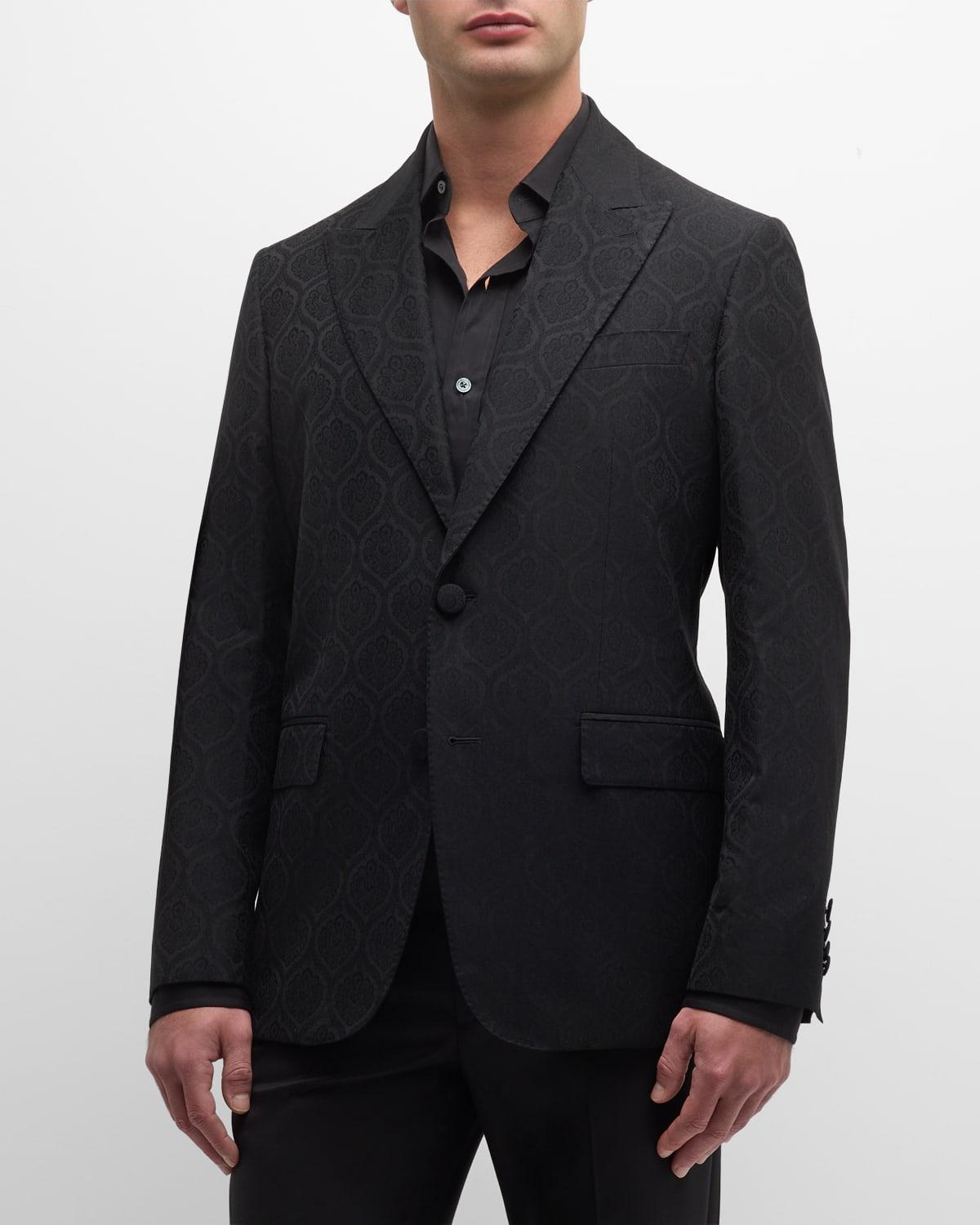 Mens Medallion Wool-Blend Sport Jacket Product Image