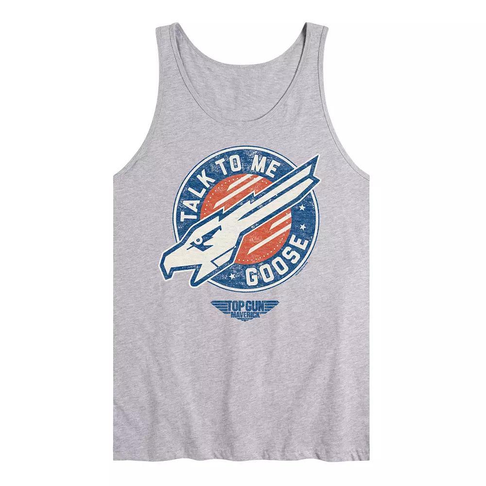 Men's Top Gun Maverick Talk To Me Goose Tank Top,  Product Image