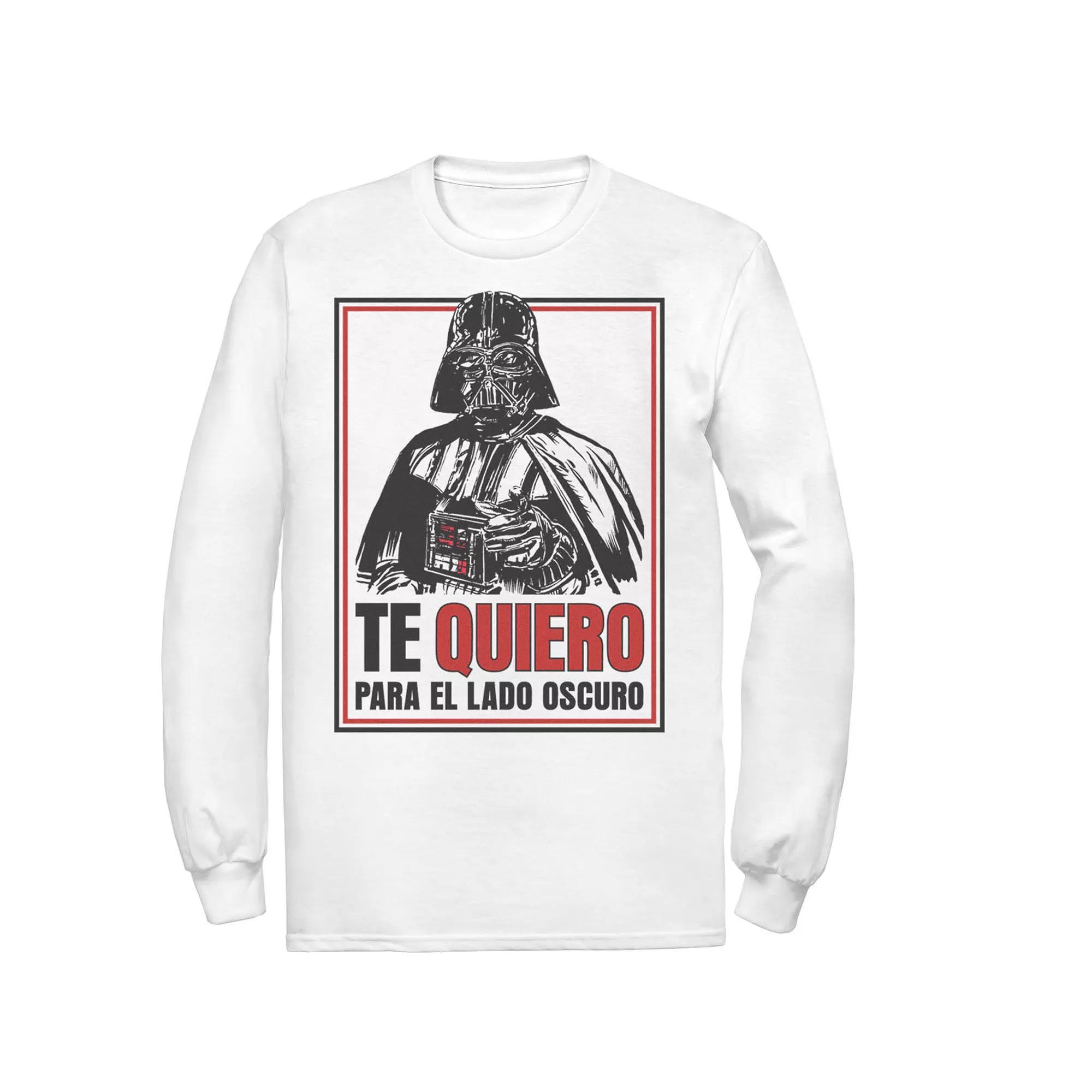 Men's Star Wars Te Quiero Para El Lado Oscuro Tee, Size: Medium, White Product Image