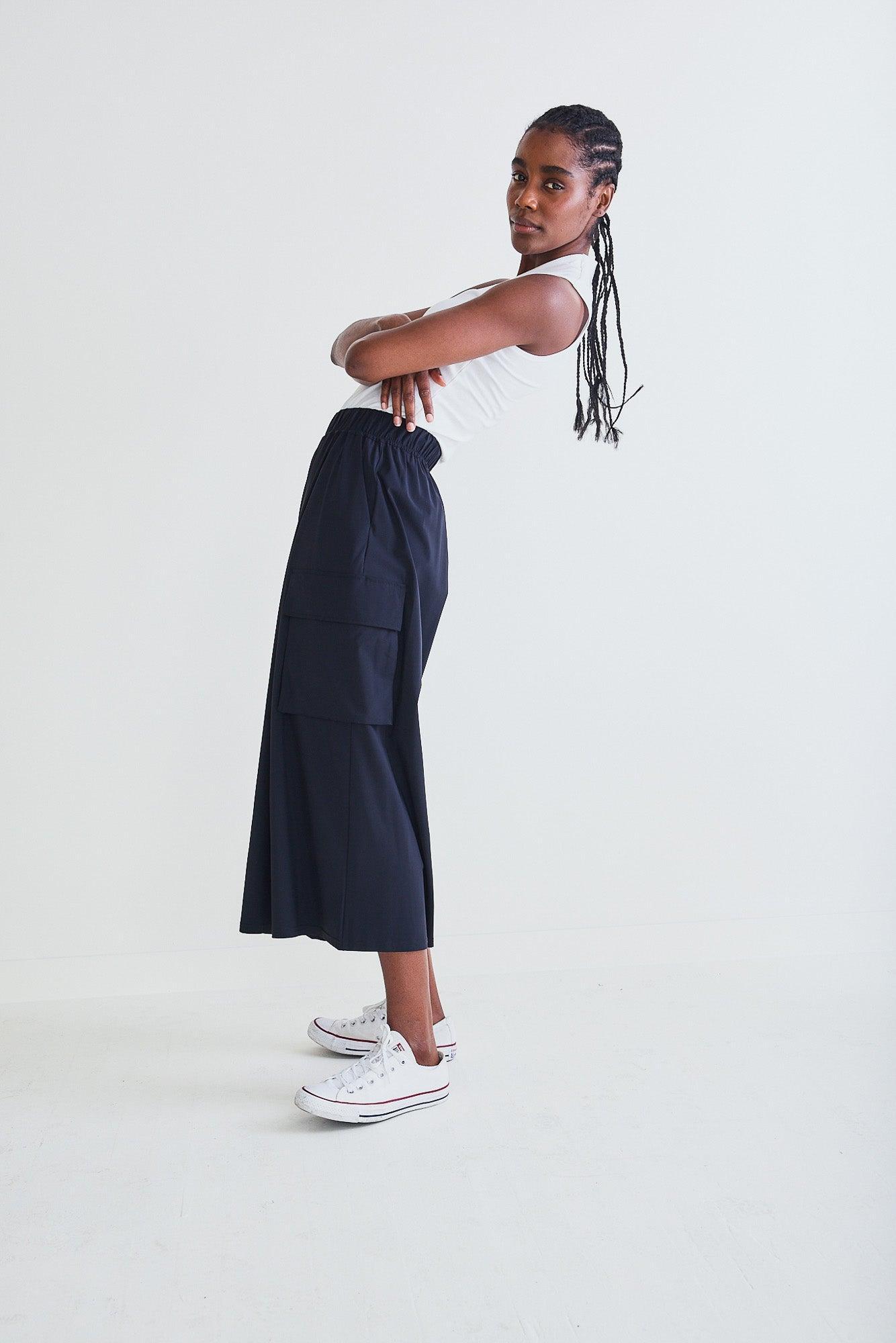 The Petite Cargo Skirt Pants Product Image