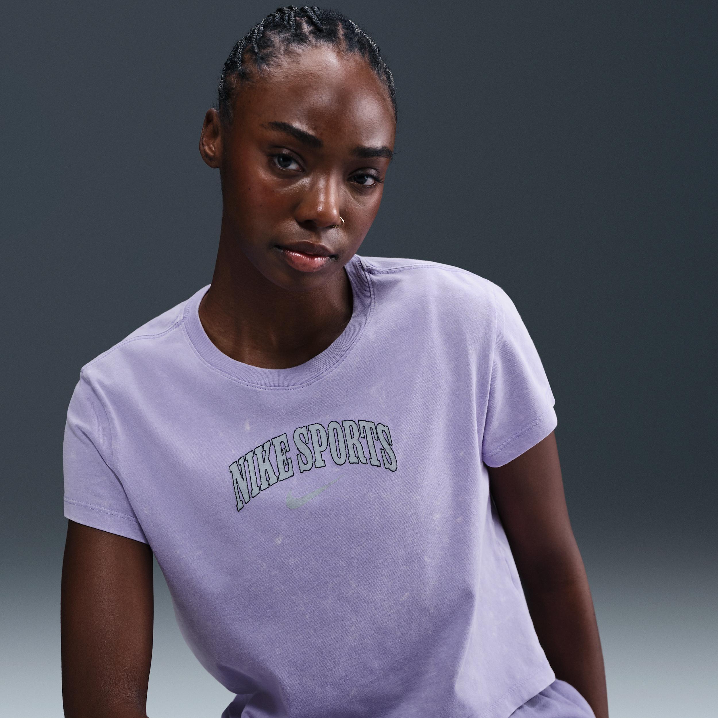 Womens Nike Sportswear Short-Sleeve T-Shirt | IB7332-533 Product Image
