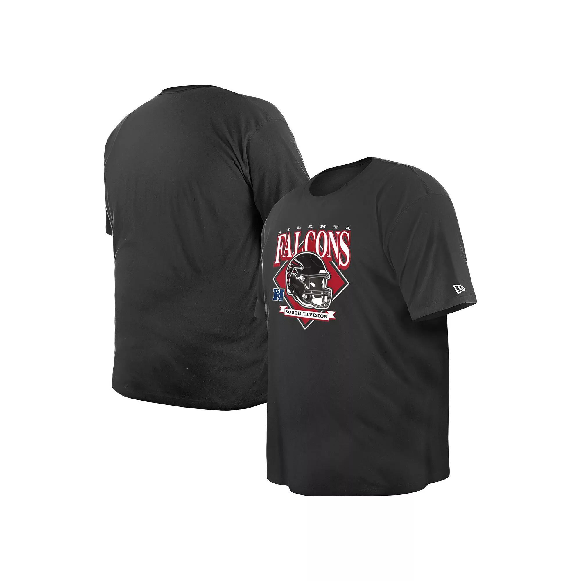 Men's New Era  Black Atlanta Falcons Big & Tall Helmet T-Shirt, Size: 2XB Product Image