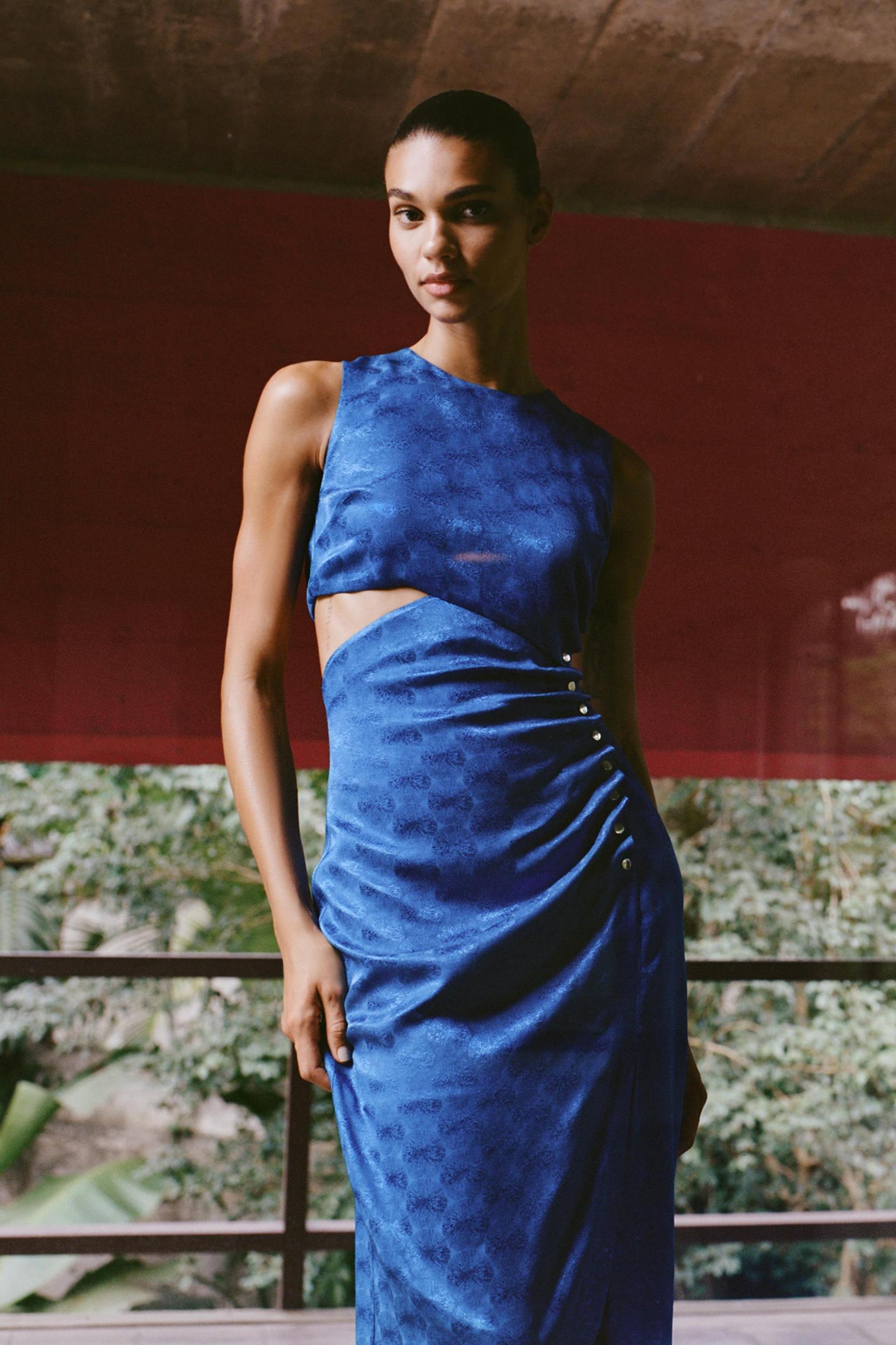 JACQUARD MIDI DRESS Product Image