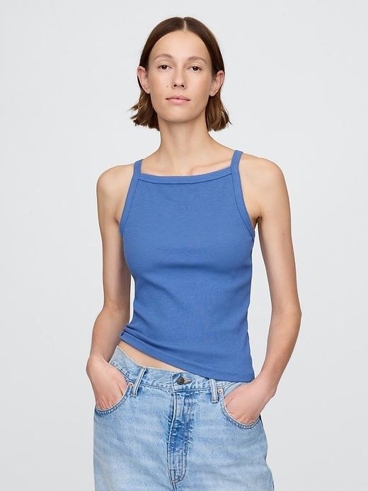 Modern Apron Neck Tank Top Product Image