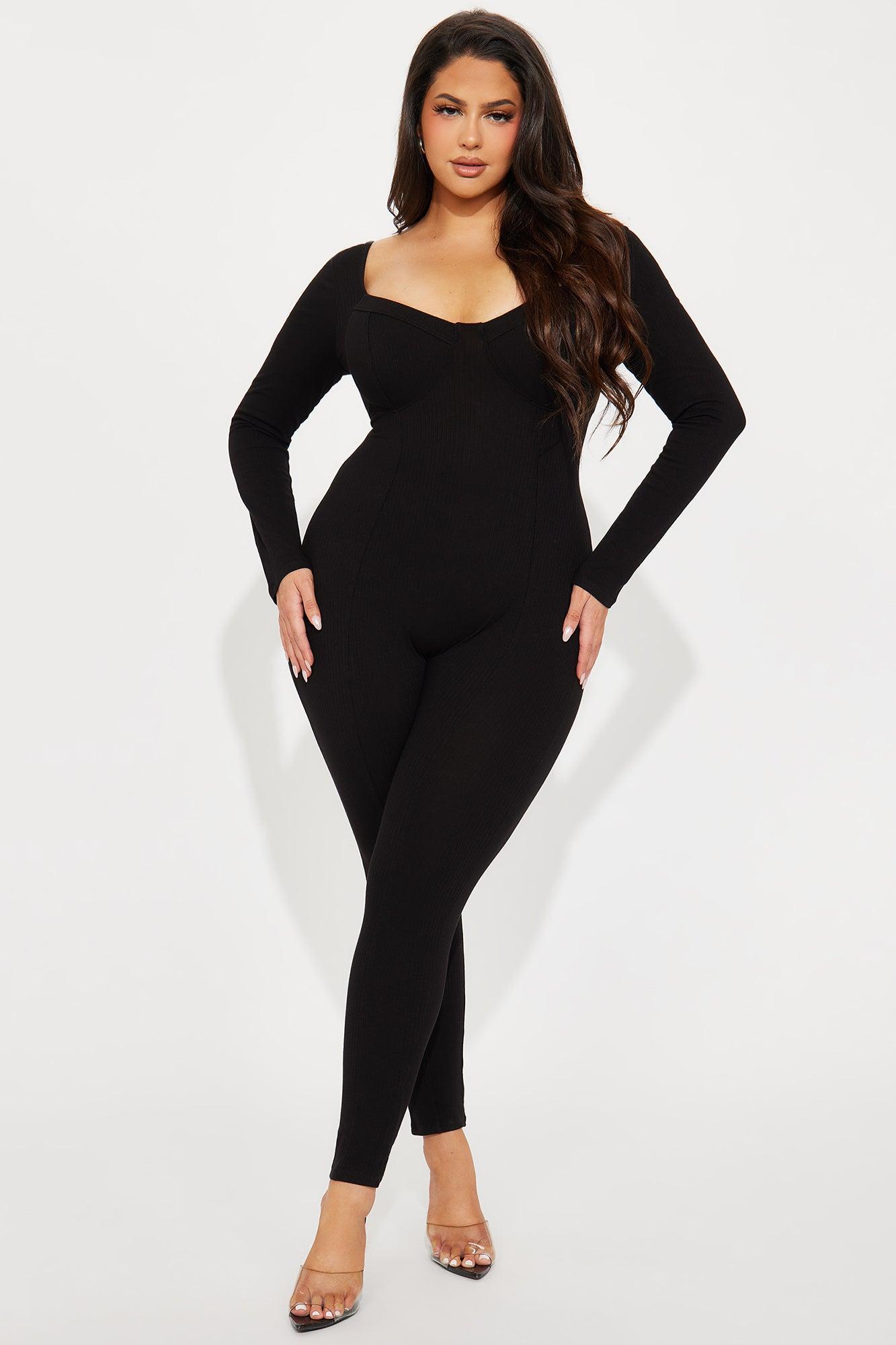 Been That Way Padded Jumpsuit - Black Product Image