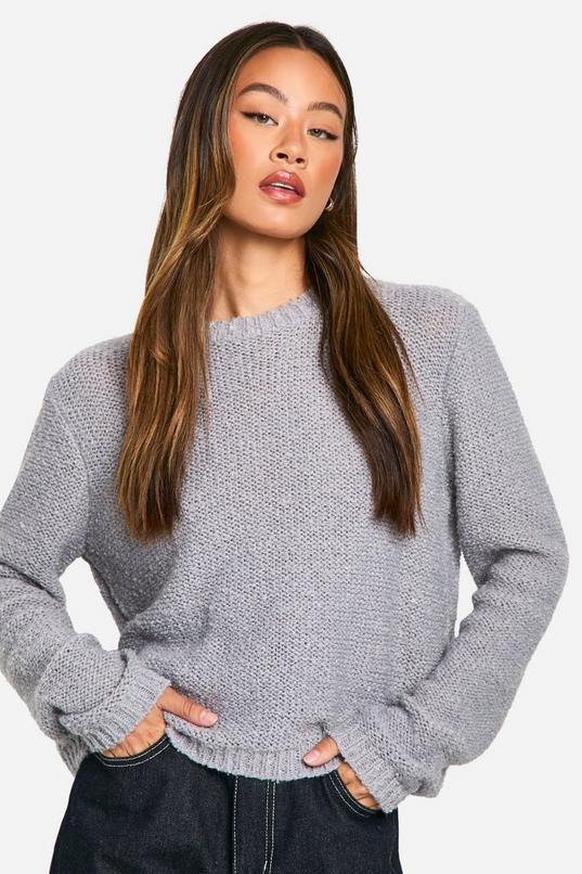 Tall Boucle Knitted Jumper Product Image