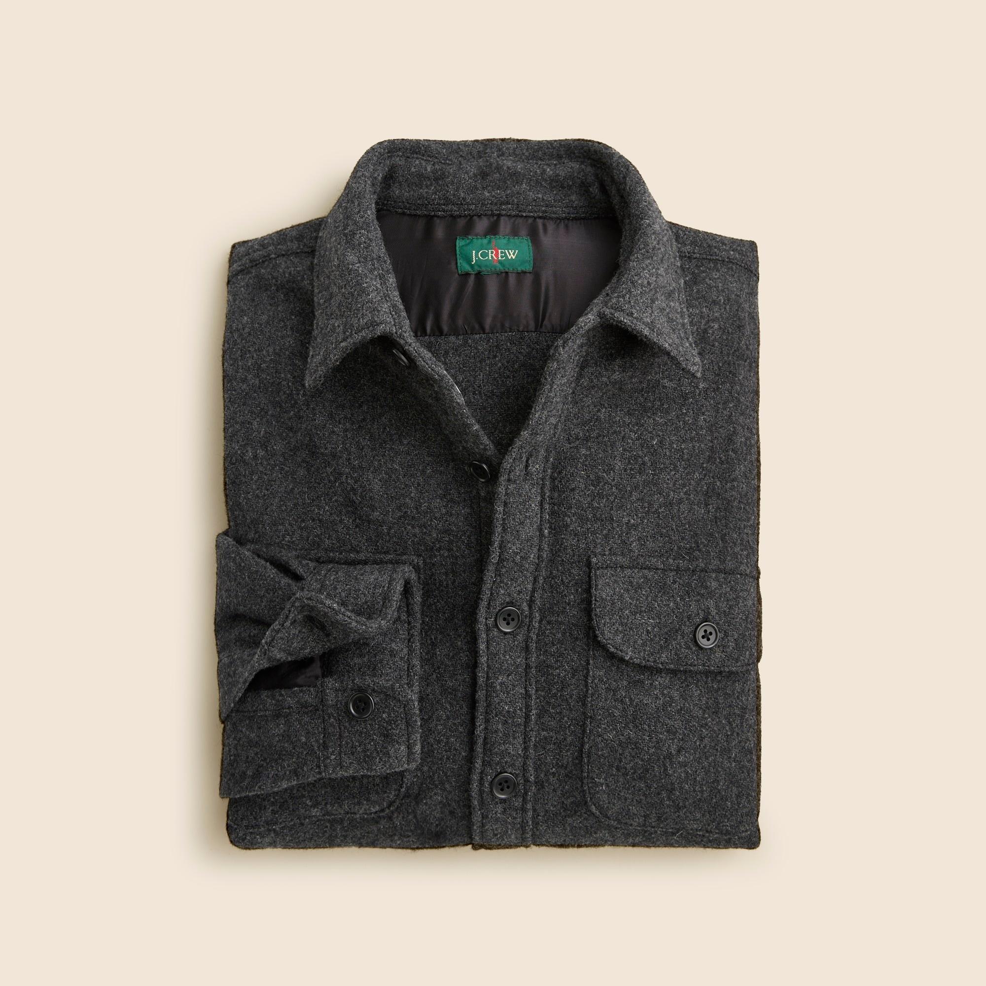 Brushed wool overshirt Product Image