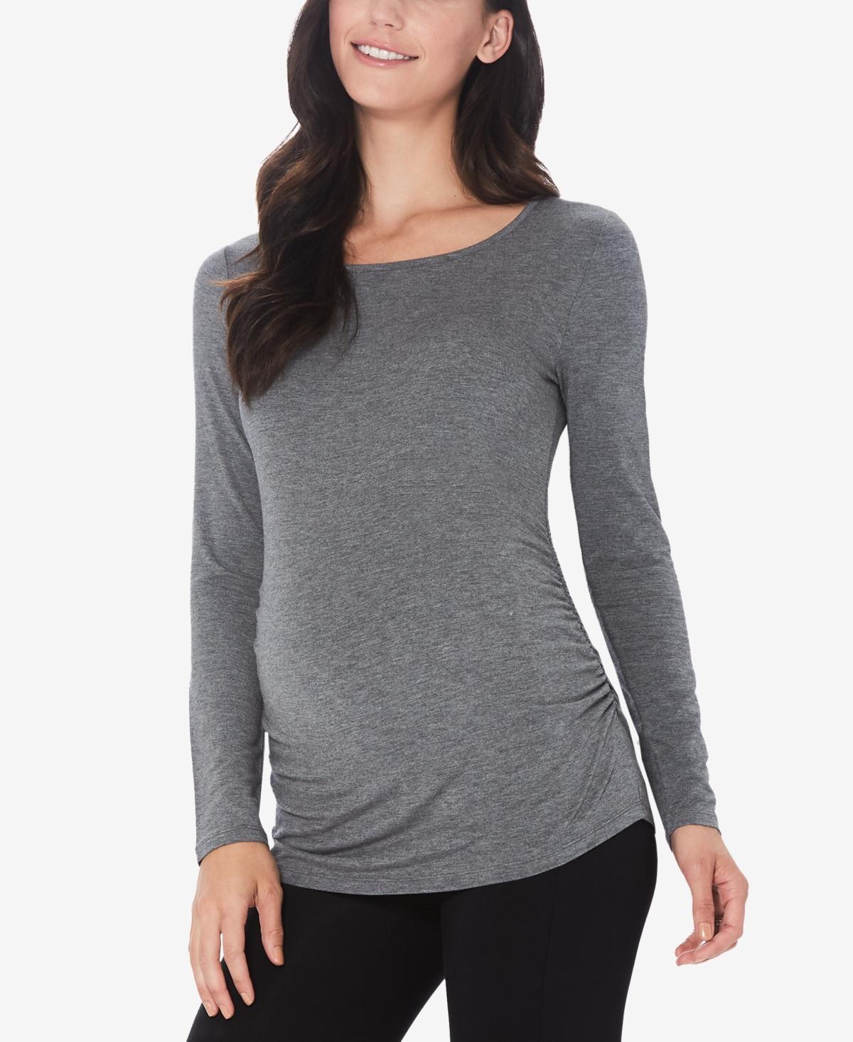 Cuddle Duds Womens Softwear Long-Sleeve Maternity Top Product Image