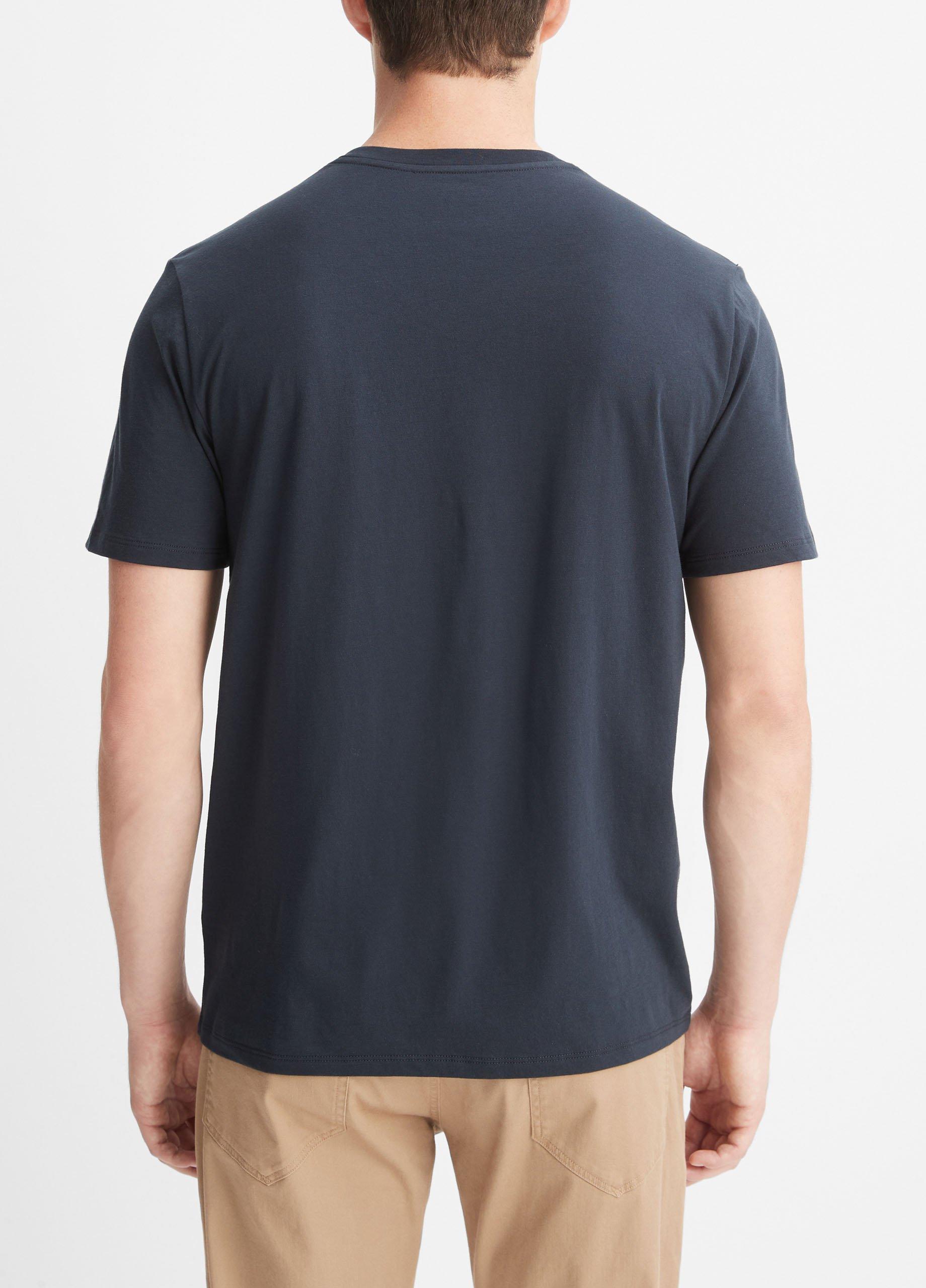 Pima Cotton V-Neck T-Shirt Product Image