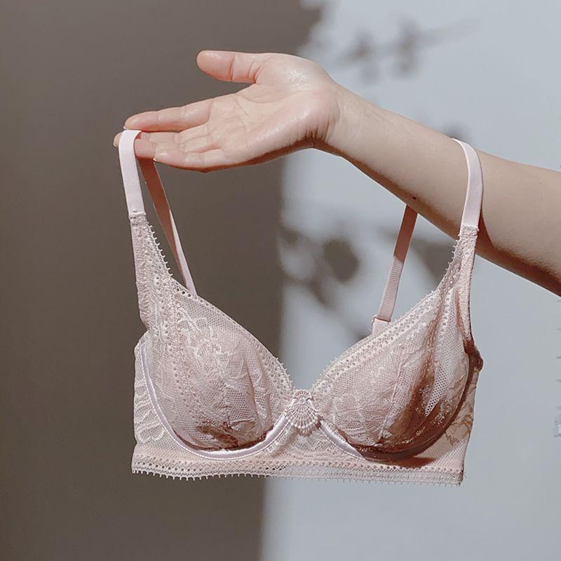 Lace Wireless Bra / Panty / Set Product Image