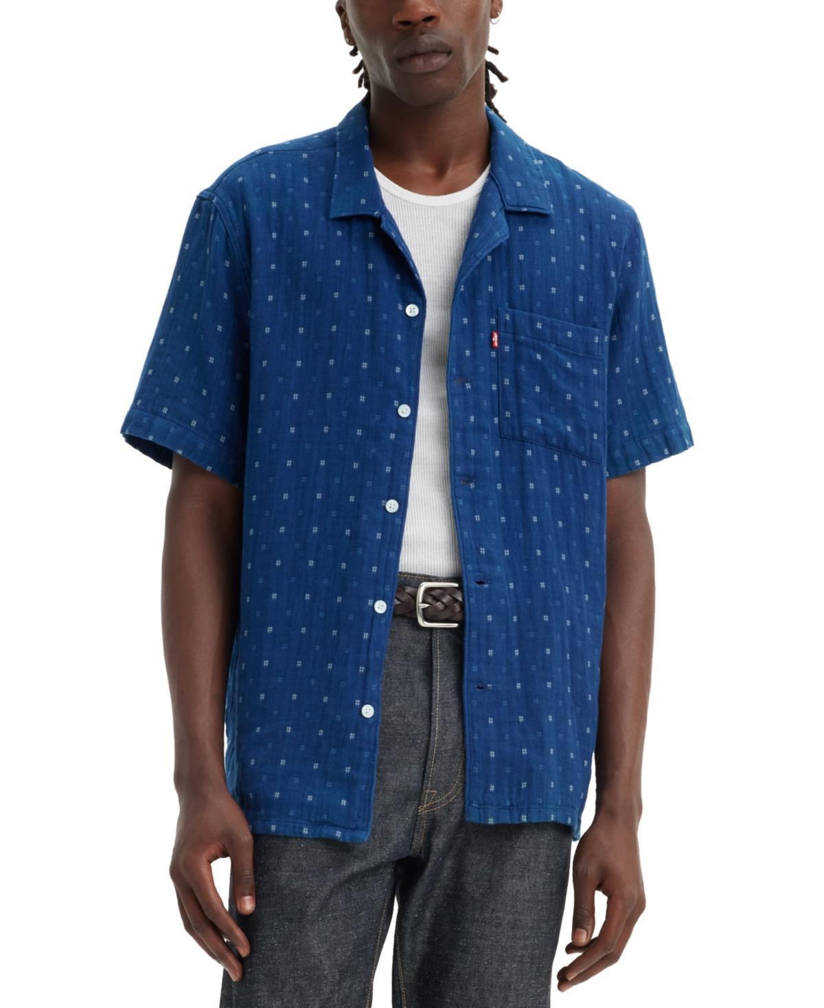 Levi's(r) Premium The Sunset Camp Shirt (Nepenthe Floral Navy Blazer) Men's Clothing Product Image