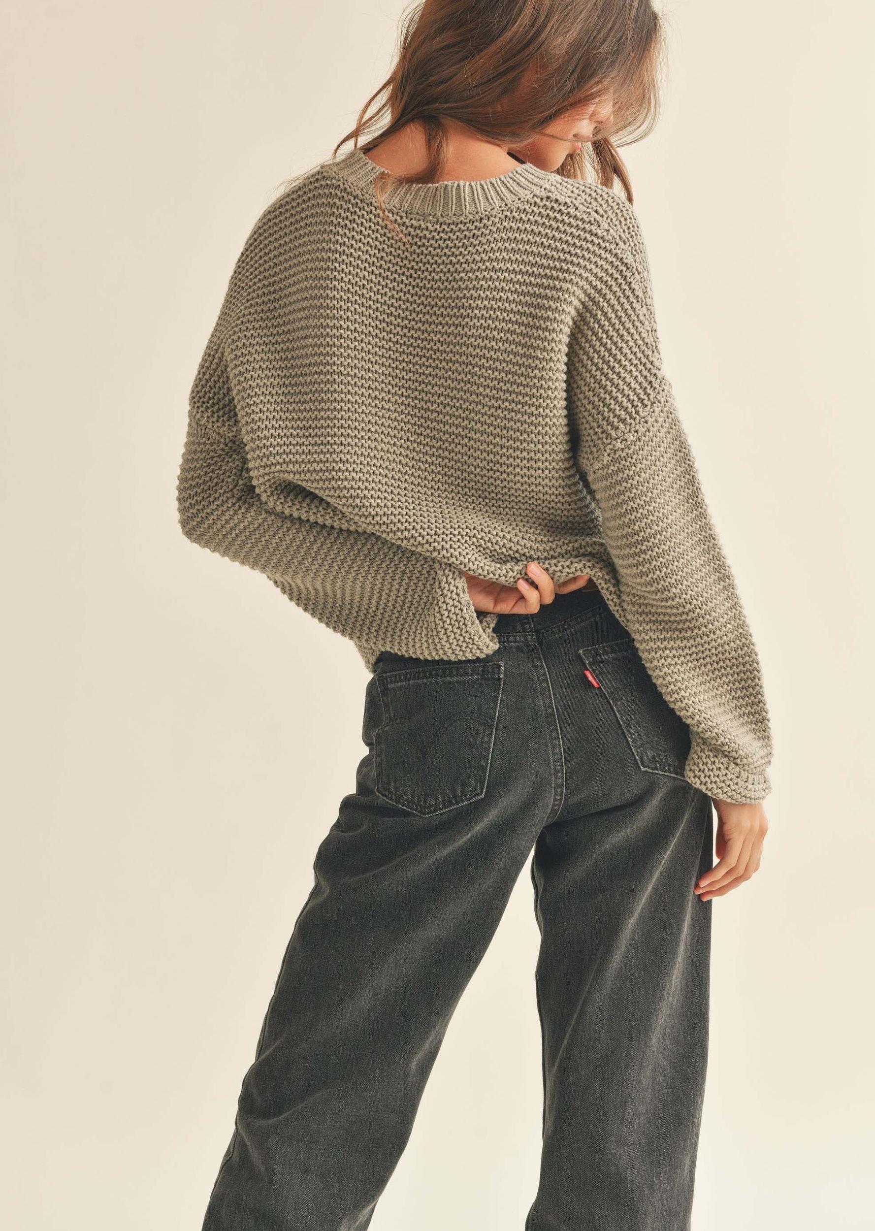 Knitted Round Neck Sweater Product Image