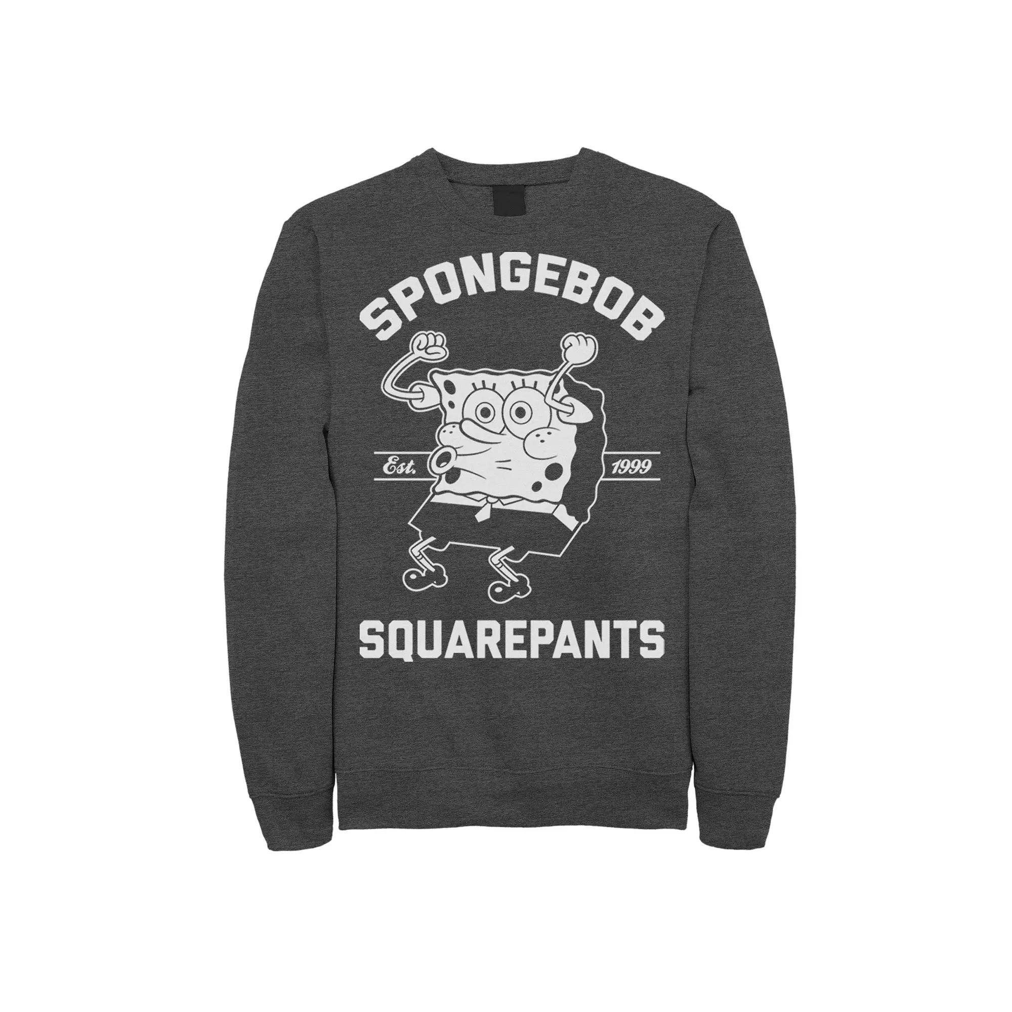 Men's Nickelodeon SpongeBob SquarePants Excited Established 99 Sweatshirt,  Product Image