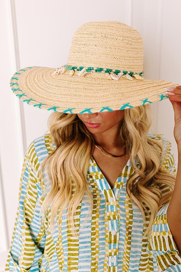 Beachside Bliss Raffia Woven Sunhat Product Image