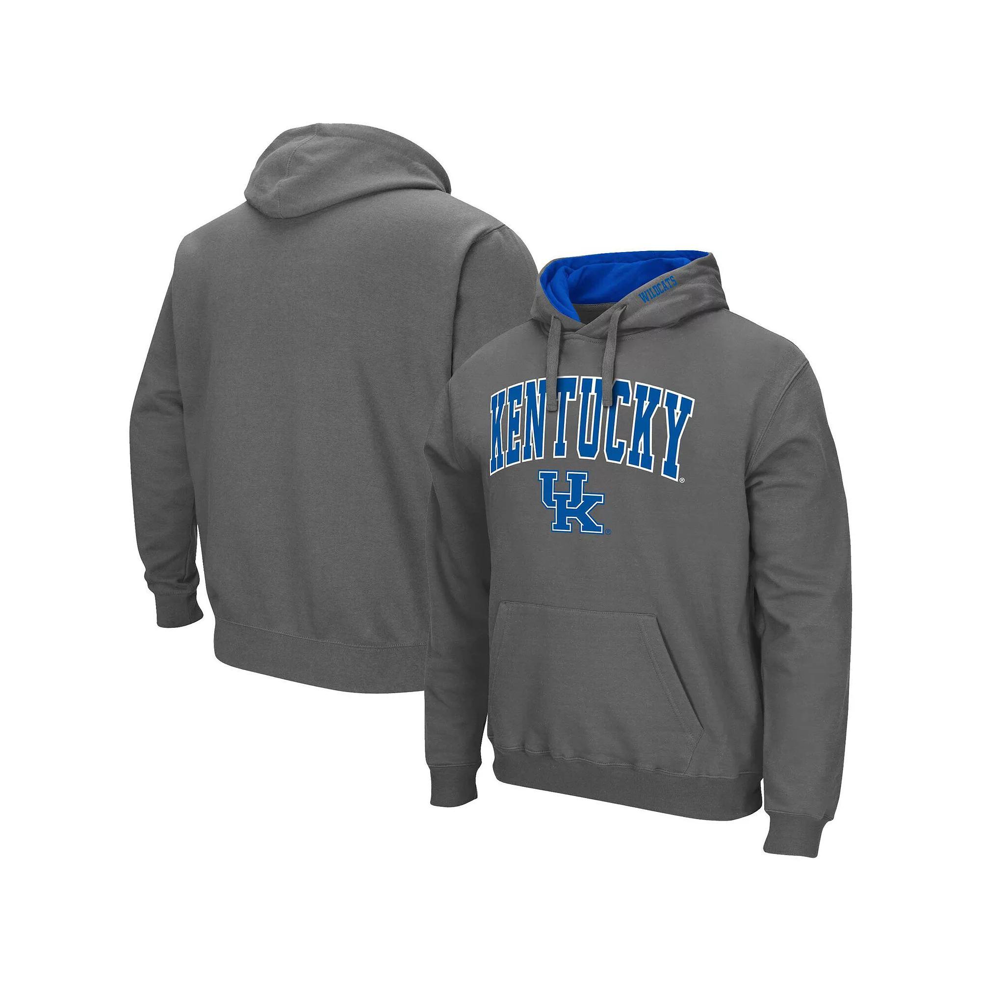 Men's Colosseum Black Oklahoma Sooners Arch & Team Logo 3.0 Pullover Hoodie,  Product Image
