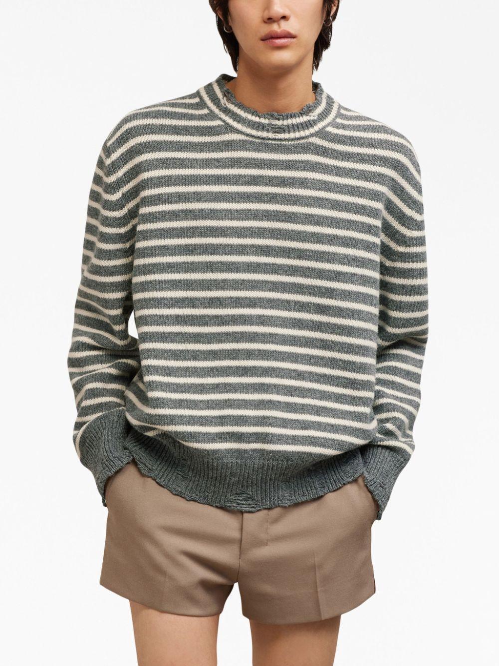 striped wool jumper Product Image